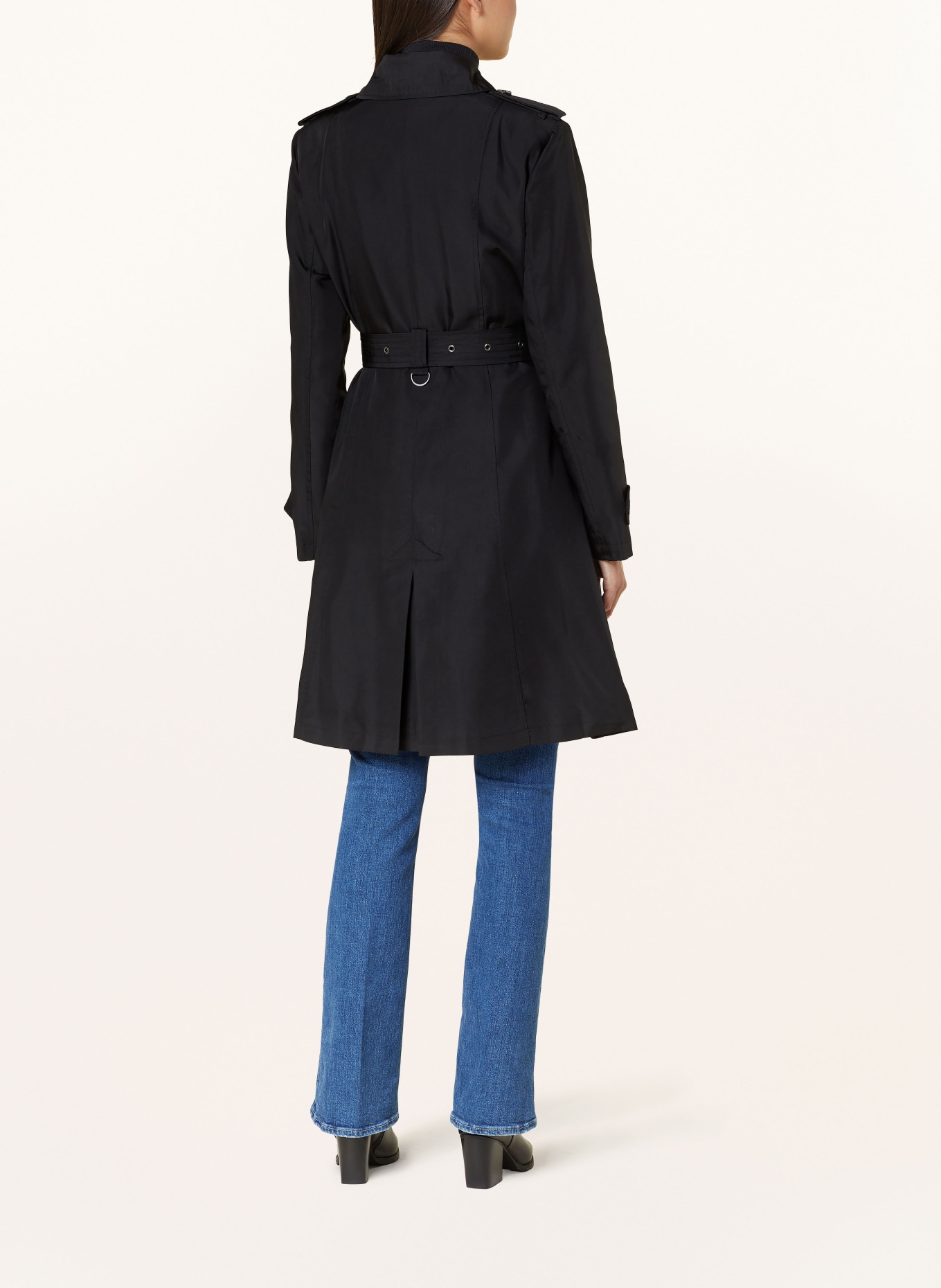 LAUREN RALPH LAUREN Trench coat, Color: BLACK (Image 3)