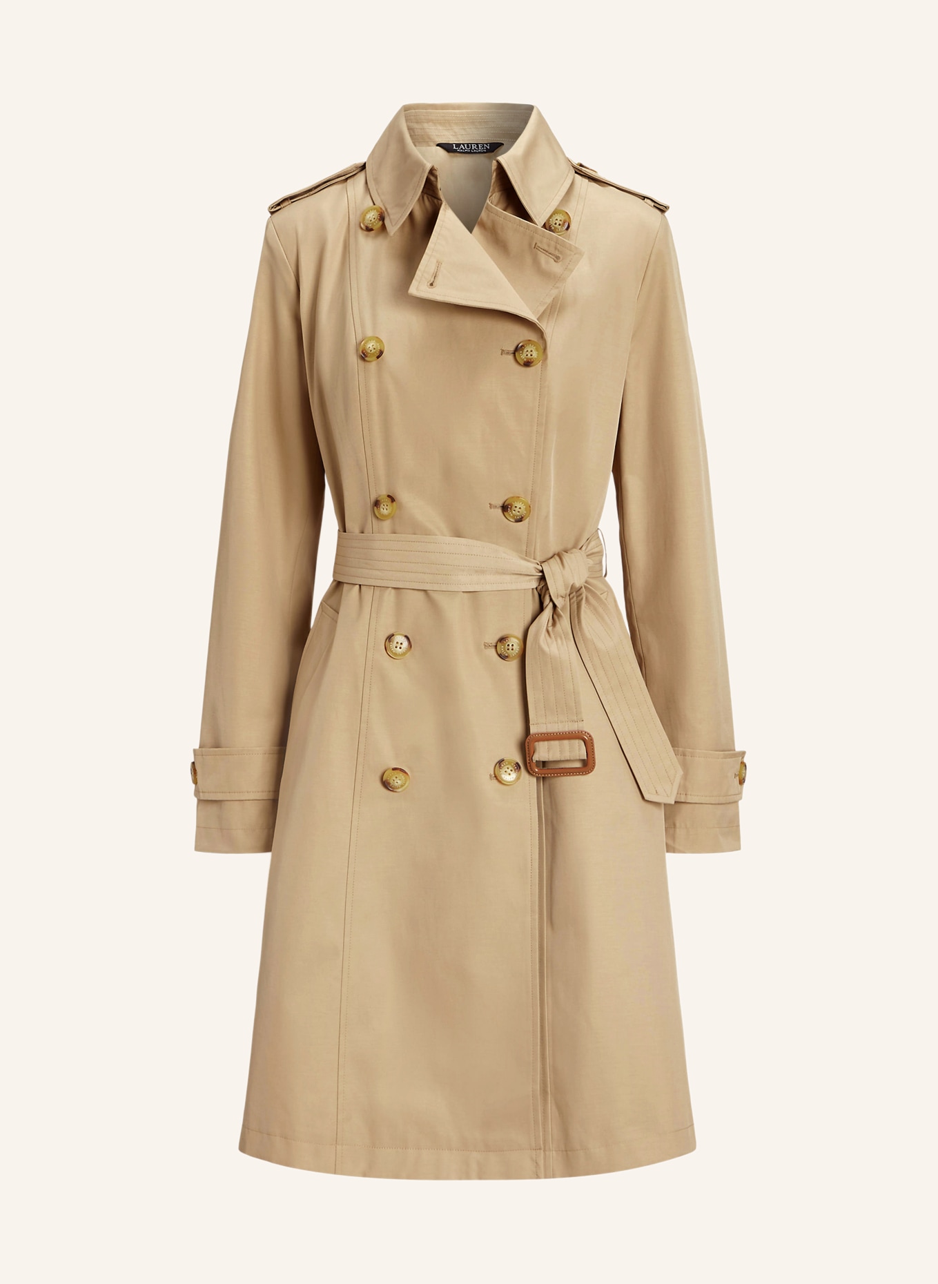 LAUREN RALPH LAUREN Trench coat, Color: BEIGE (Image 1)