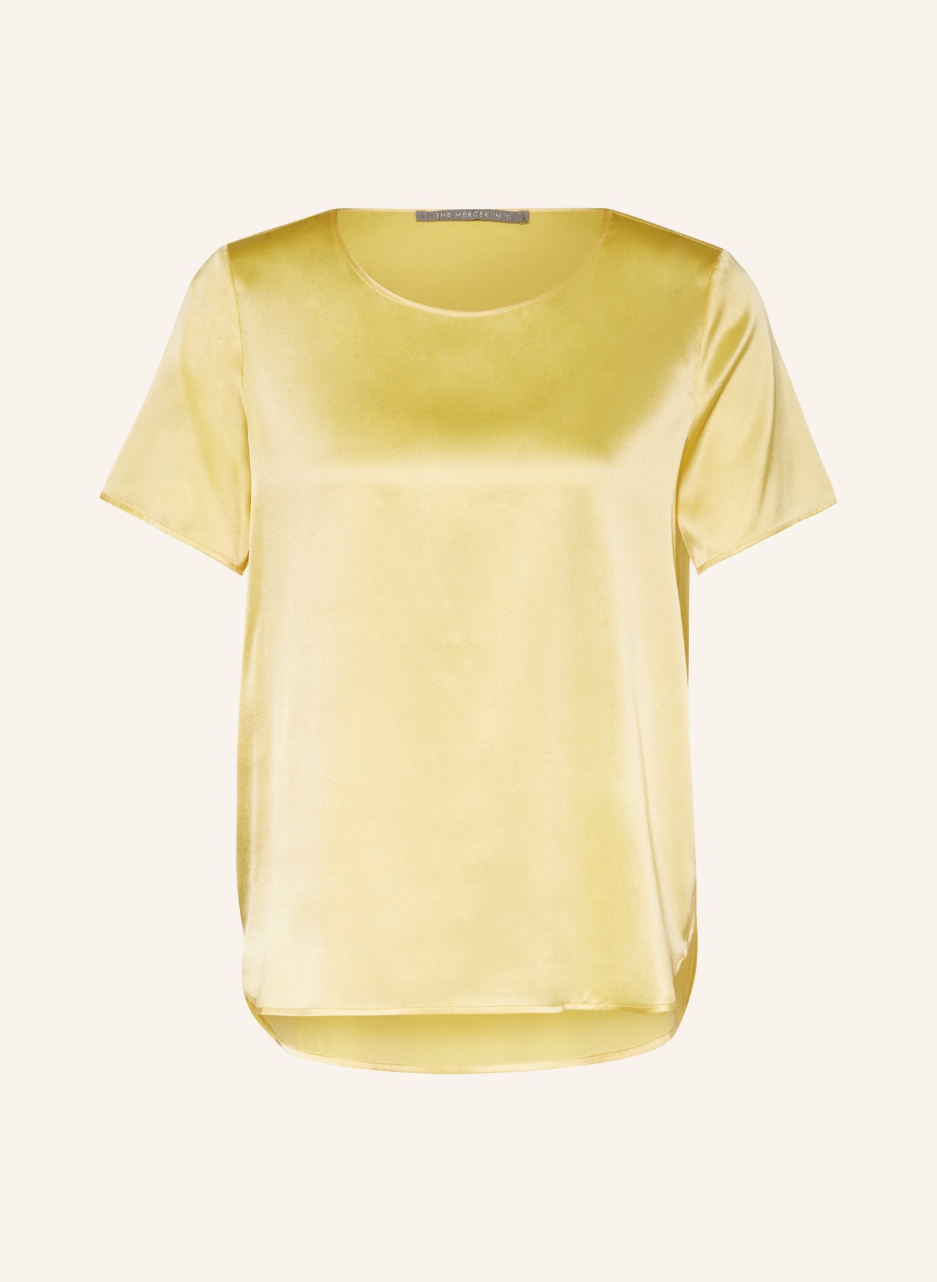 (THE MERCER) N.Y. Shirt blouse in silk, Color: YELLOW (Image 1)