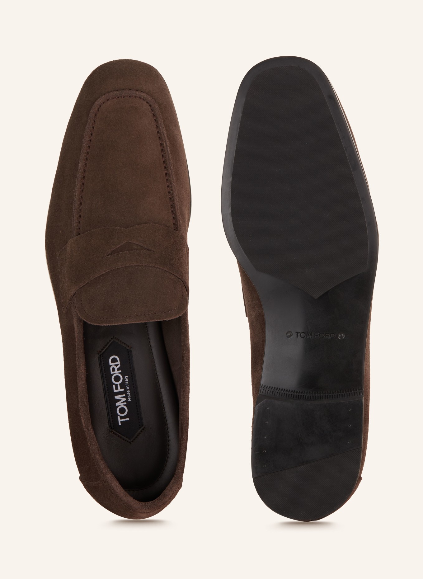 TOM FORD Penny loafers SEAN, Color: DARK BROWN (Image 5)