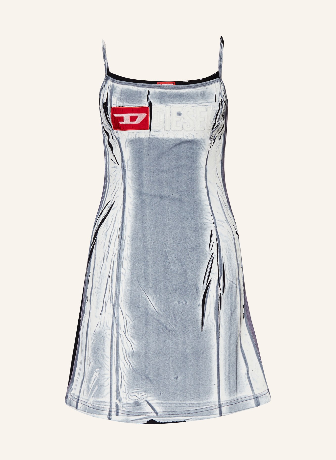 DIESEL Dress D-LAZOT-N1, Color: WHITE/ GRAY/ BLACK (Image 1)