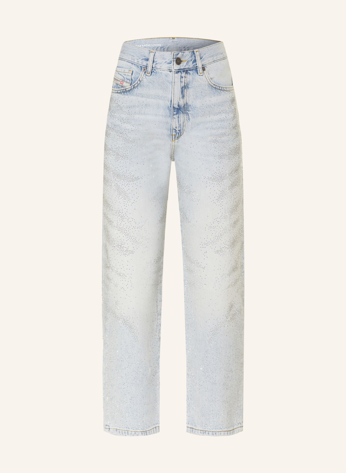 DIESEL Jeans 2016 D-AIR-S2 with decorative gems, Color: 01 LIGTH BLUE (Image 1)