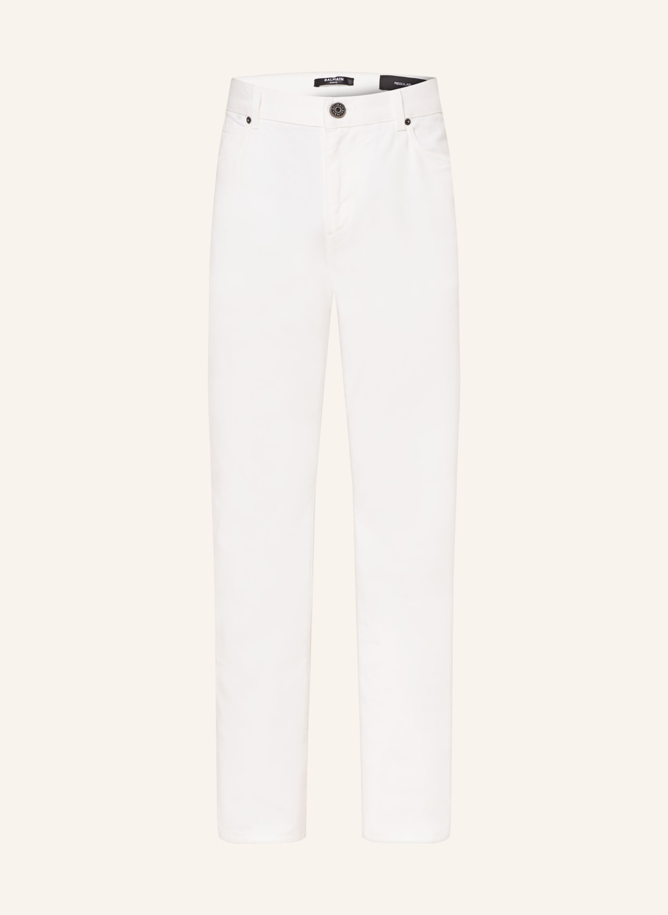 White balmain new arrivals jeans mens