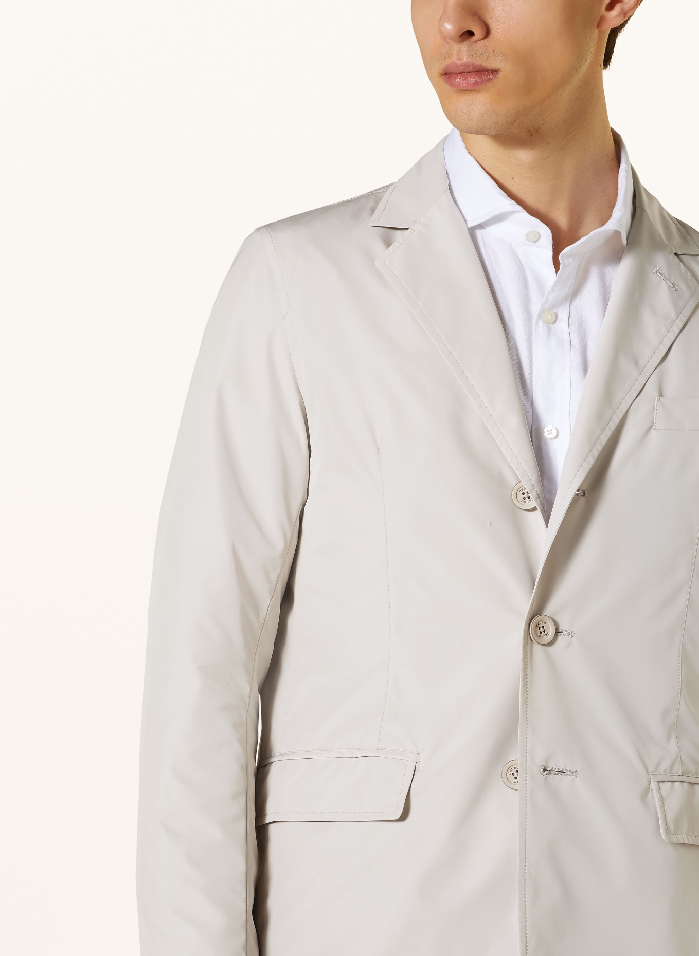 HERNO Jacket with detachable trim, Color: BEIGE (Image 4)
