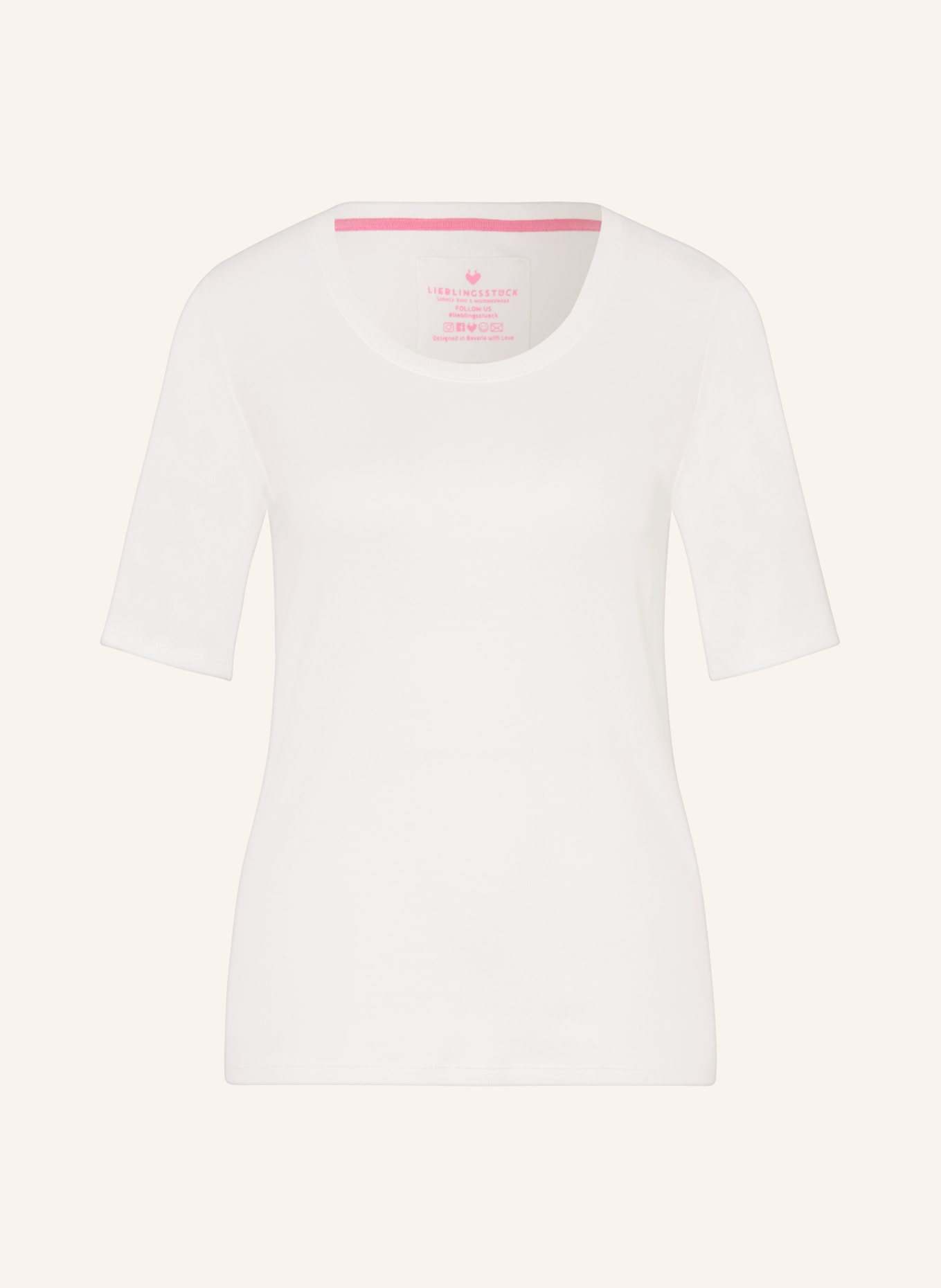 LIEBLINGSSTÜCK T-shirt CARELAL, Color: WHITE (Image 1)