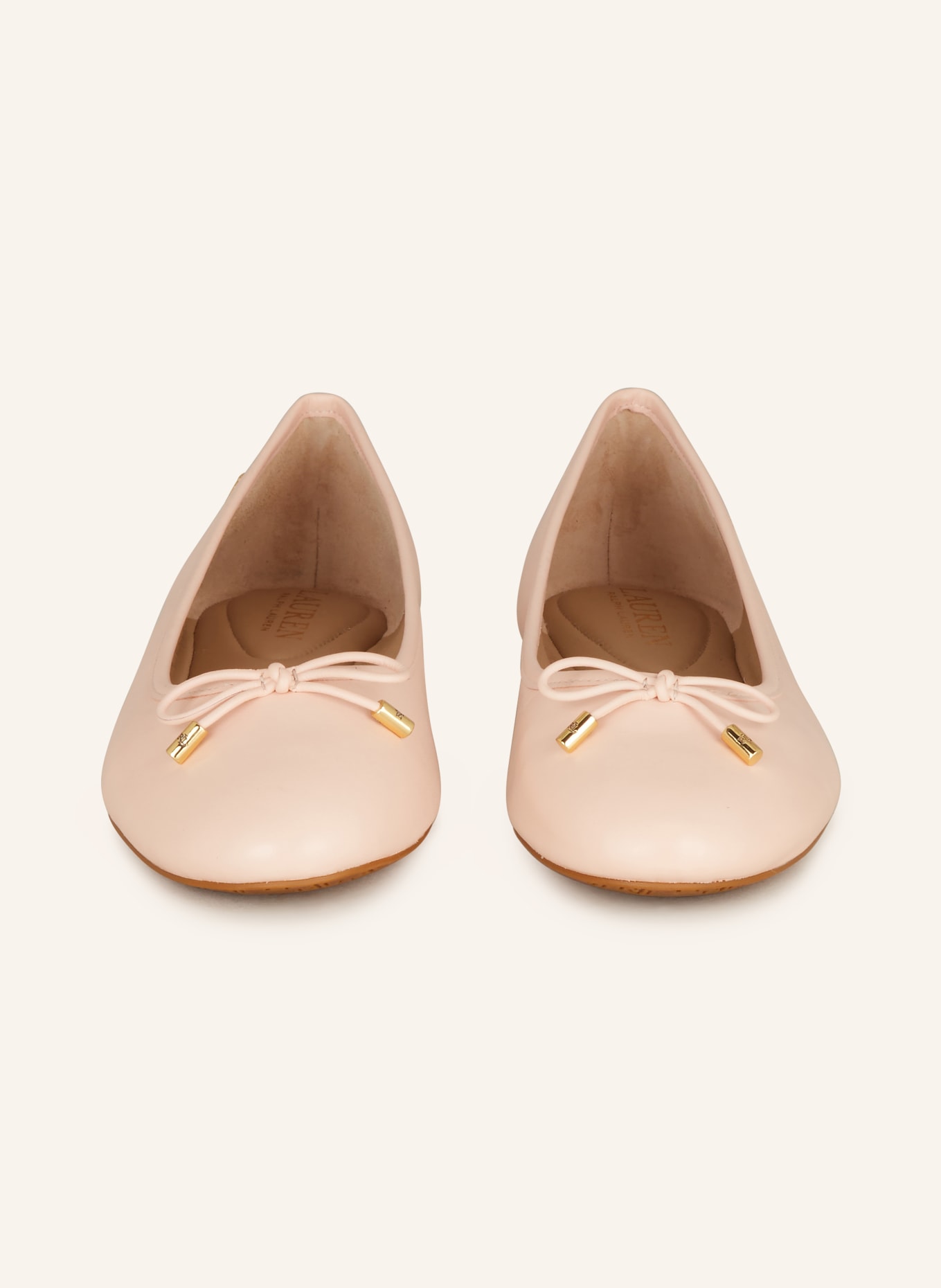 LAUREN RALPH LAUREN Ballerinaskor JAYNA: LJUSROSA