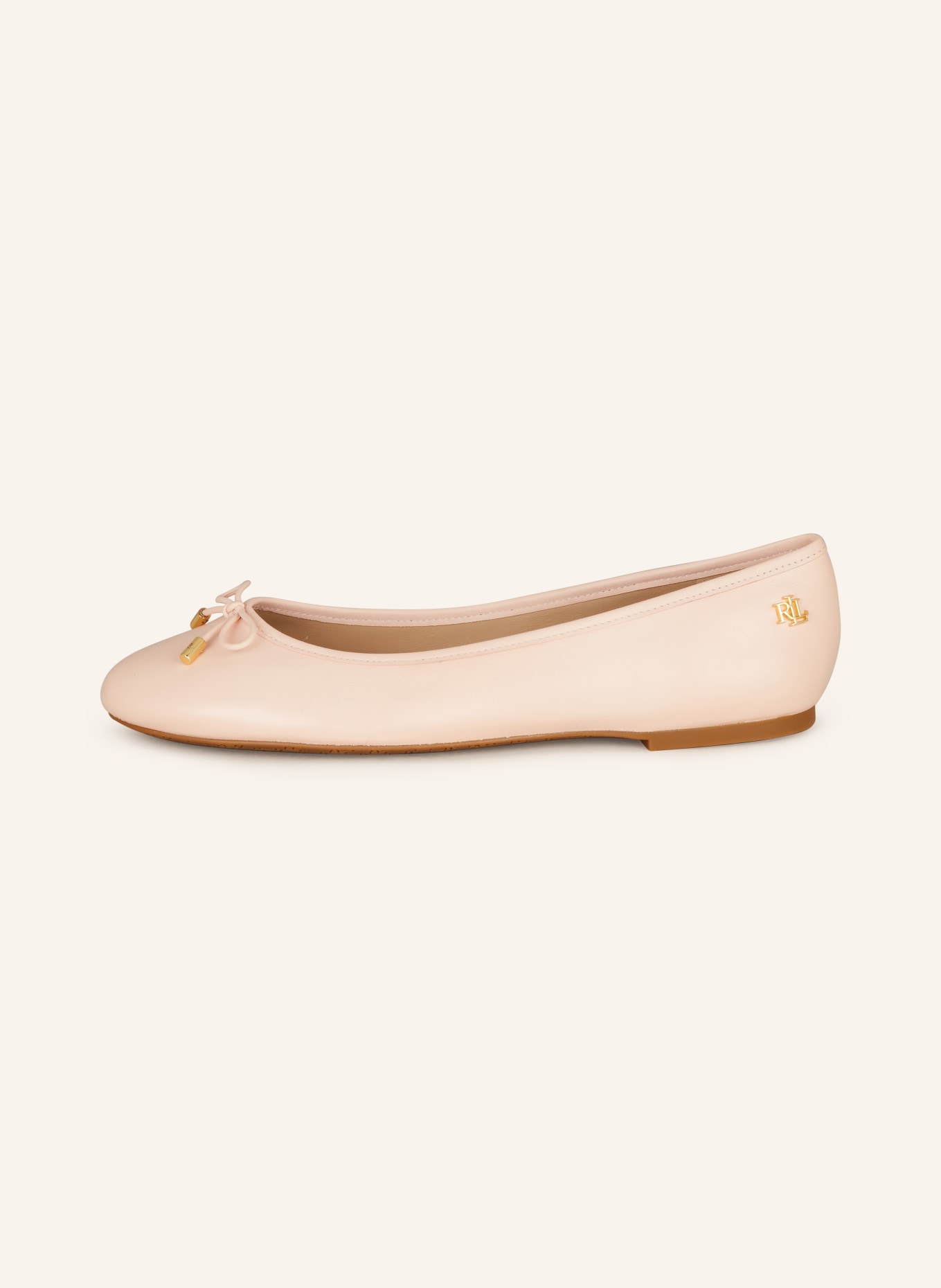 LAUREN RALPH LAUREN Ballerinaskor JAYNA: LJUSROSA