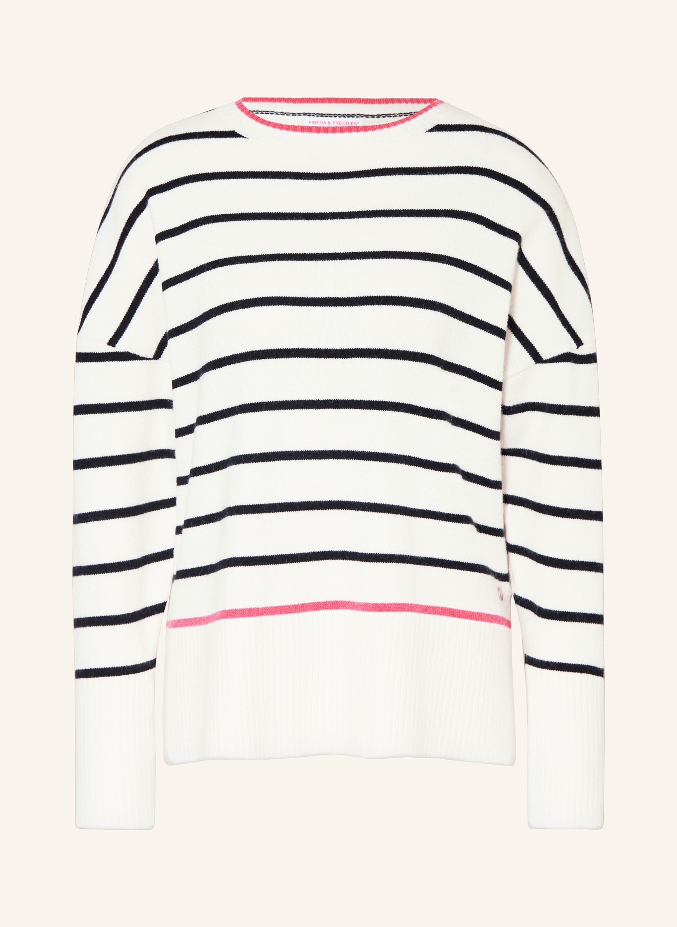 FRIEDA & FREDDIES Sweater, Color: WHITE/ BLACK (Image 1)