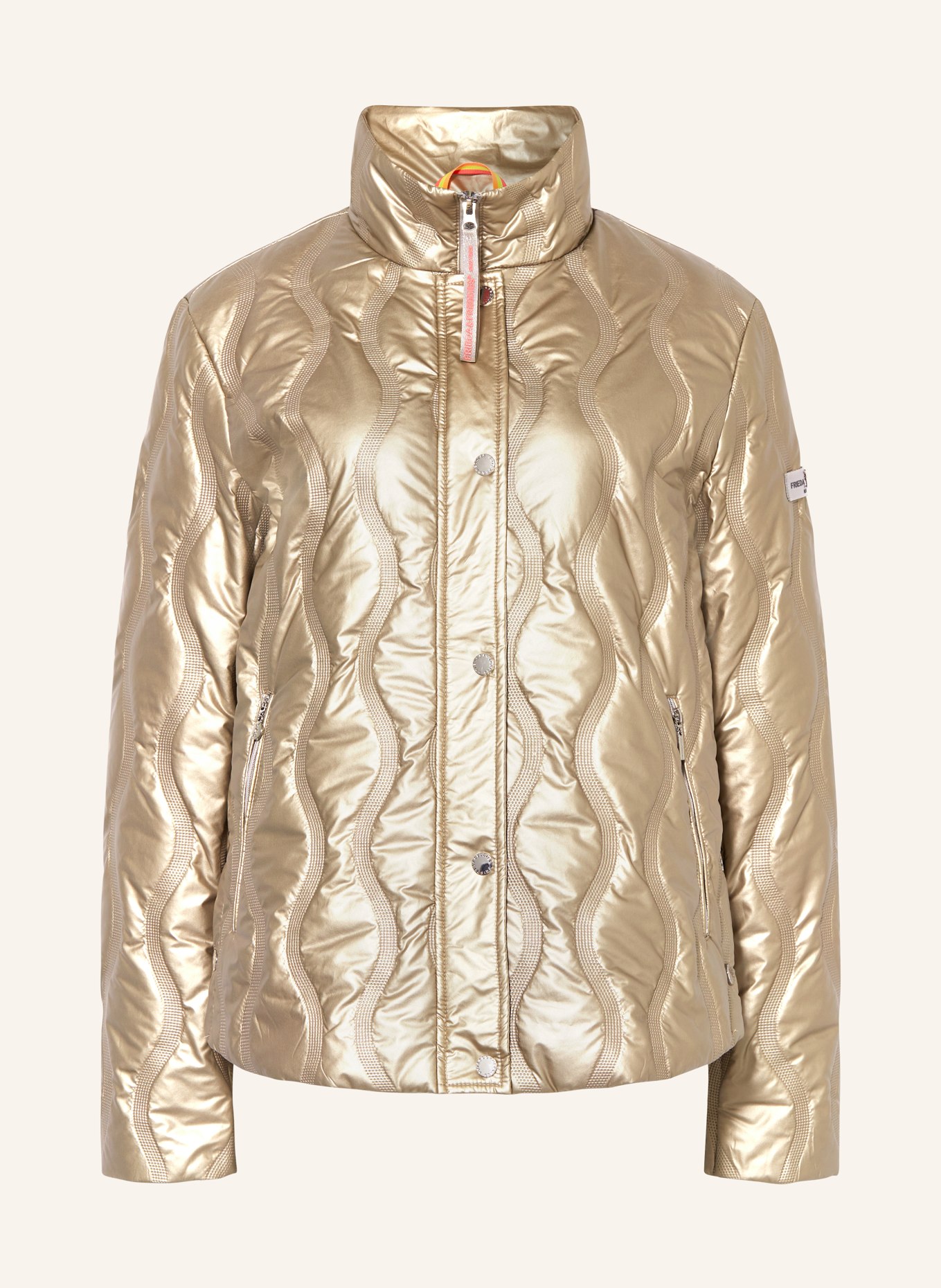 FRIEDA & FREDDIES Quilted jacket AMBA, Color: GOLD (Image 1)
