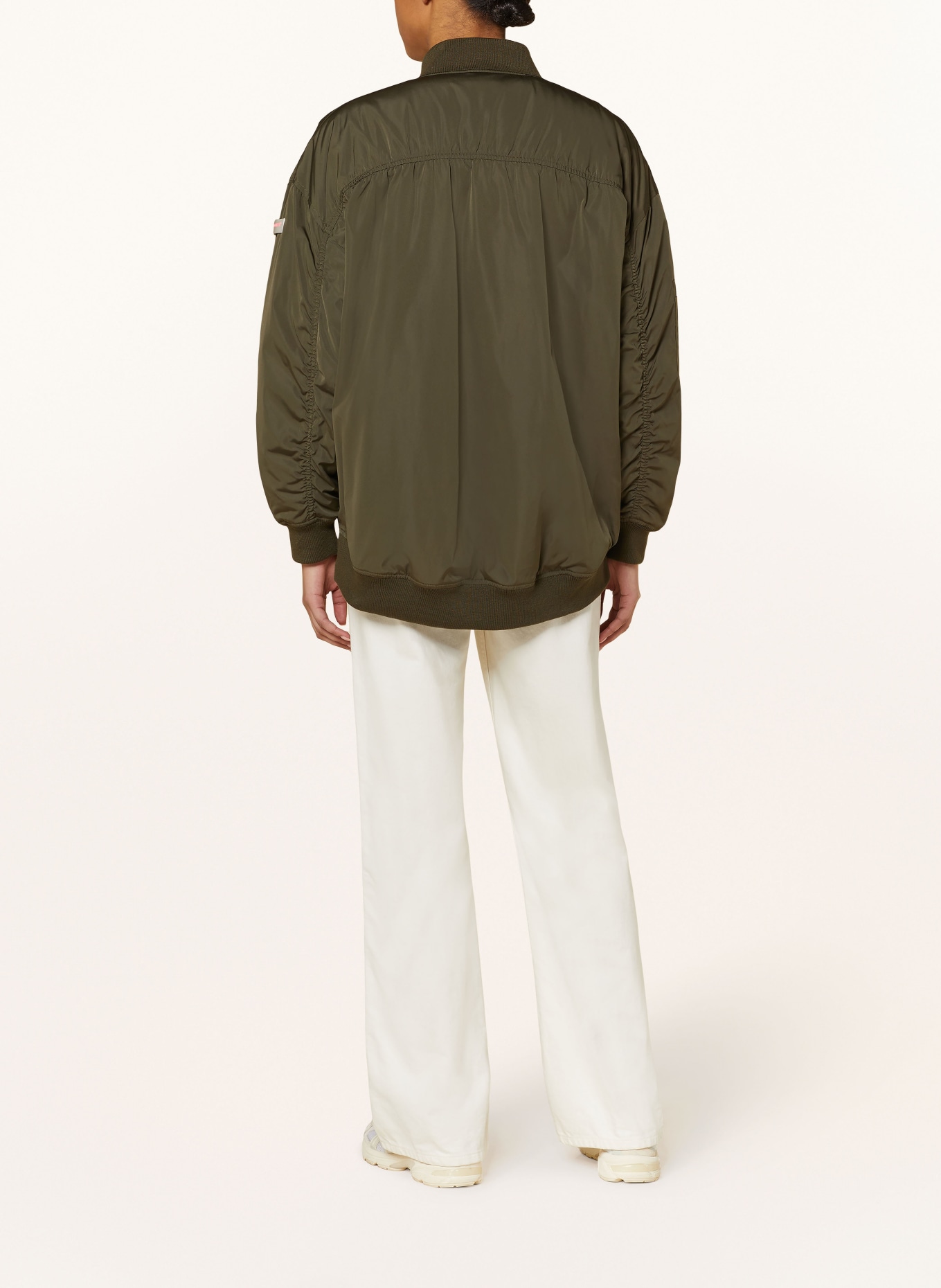 FRIEDA & FREDDIES Oversized bomber jacket NURI, Color: OLIVE (Image 3)