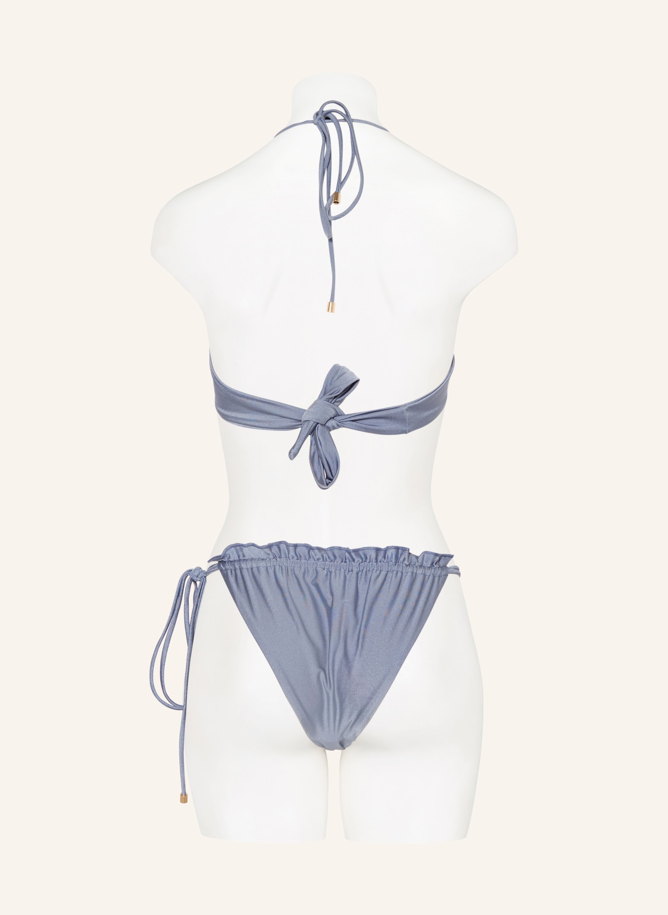 JANTHEE Triangel-Bikini-Hose AMY: BLAUGRAU