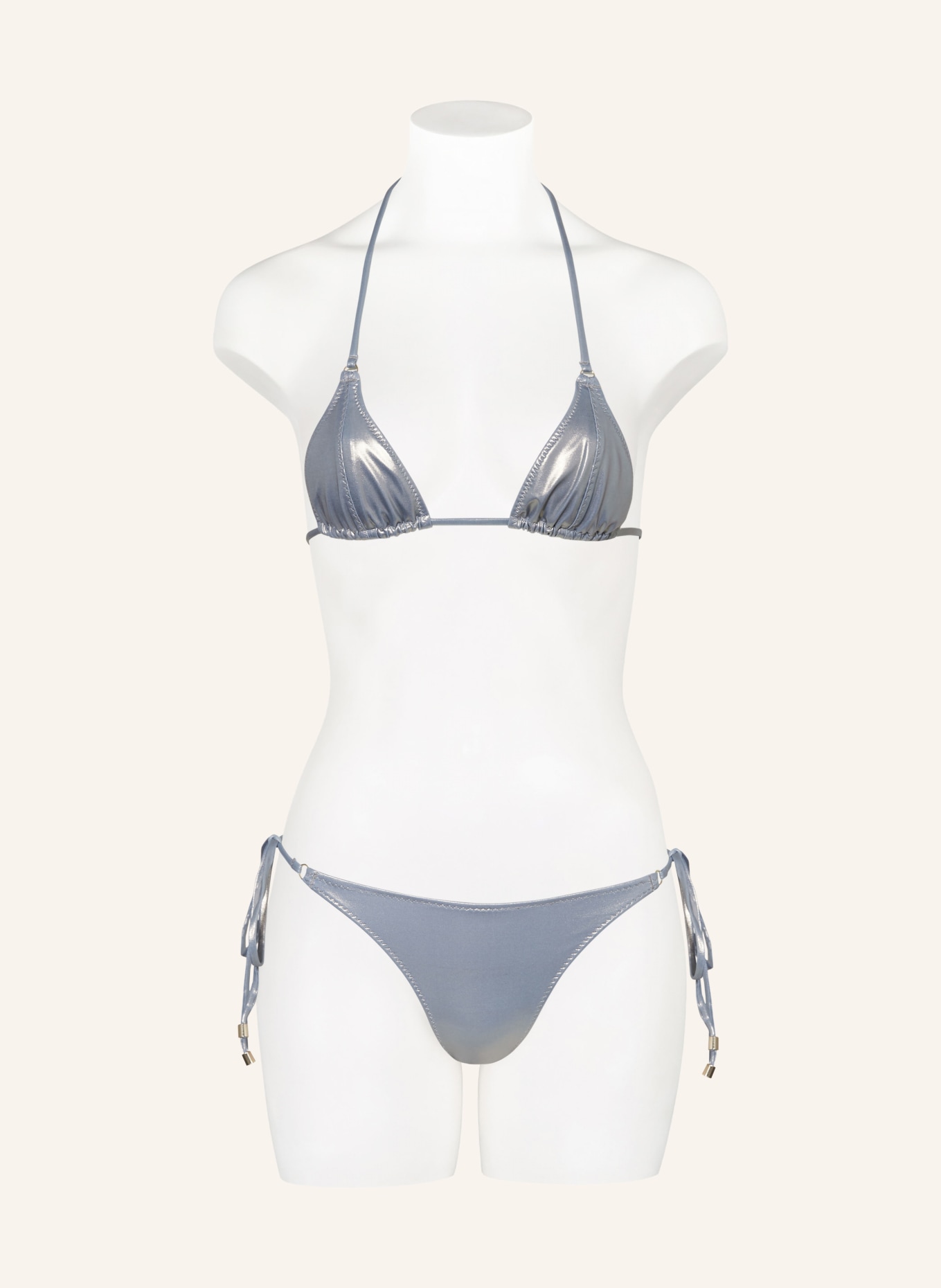JANTHEE Berlin Triangel-Bikini-Top HAJER, Farbe: SILBER (Bild 2)