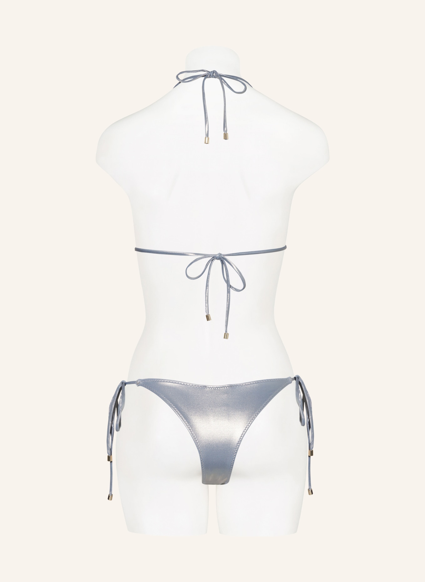 JANTHEE Berlin Triangel-Bikini-Top HAJER, Farbe: SILBER (Bild 3)