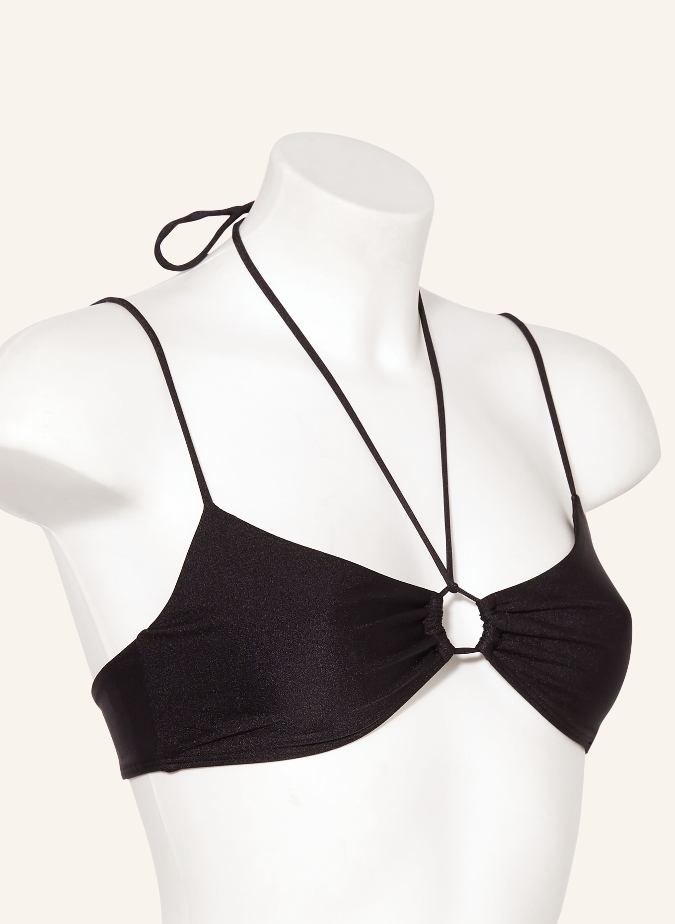JANTHEE Berlin Bralette bikini top ZENNA, Color: BLACK (Image 6)