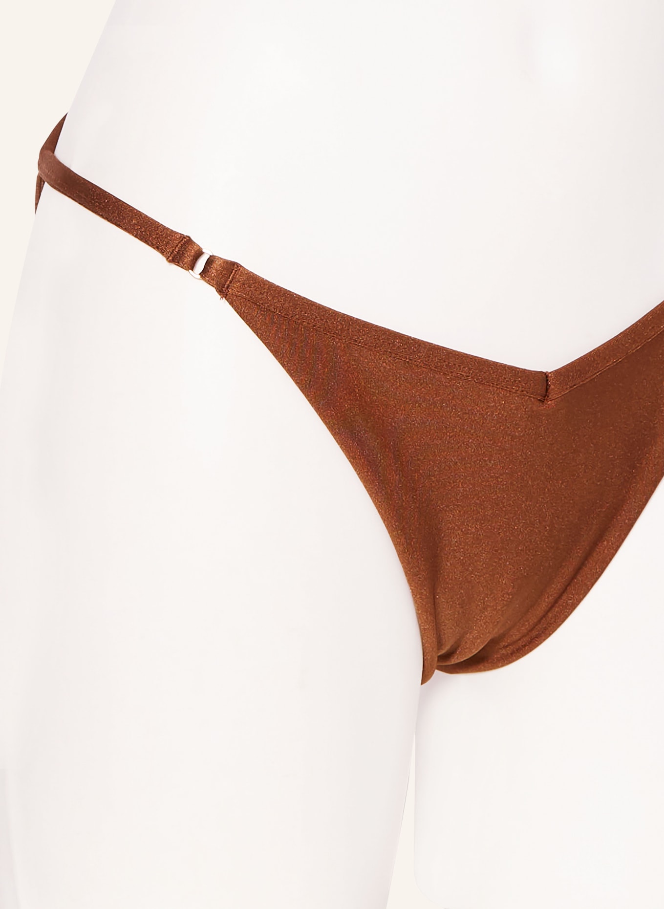 JANTHEE Berlin Brazilian bikini bottoms FREY, Color: BROWN (Image 4)