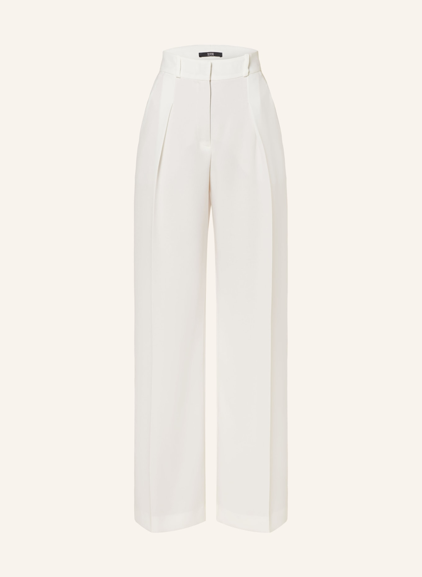 SLY 010 Wide leg trousers FLORA, Color: CREAM (Image 1)