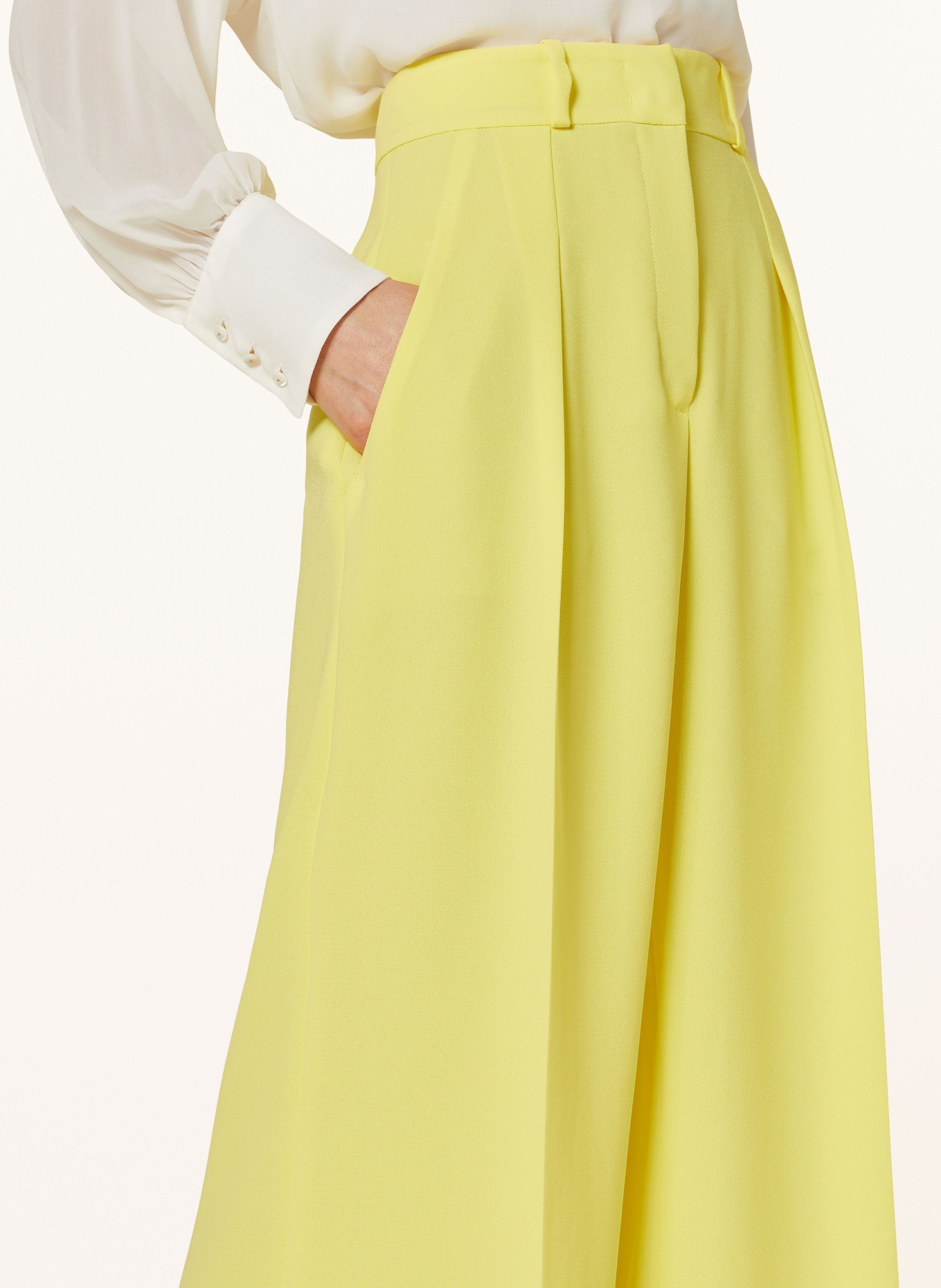 SLY 010 Wide leg trousers FLORA, Color: YELLOW (Image 5)