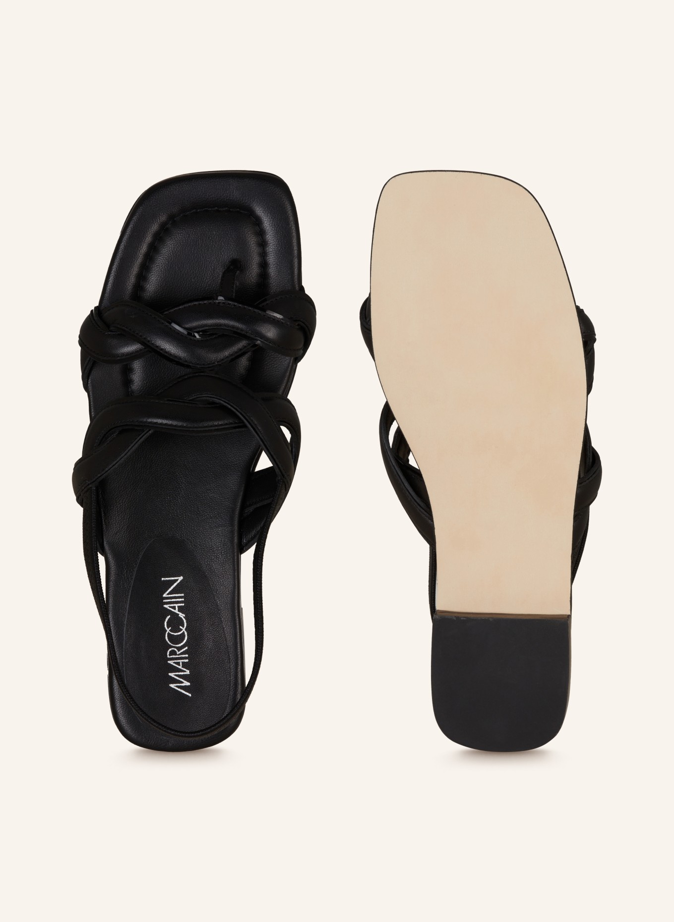 MARC CAIN Sandals FINIKE, Color: 900 BLACK (Image 5)