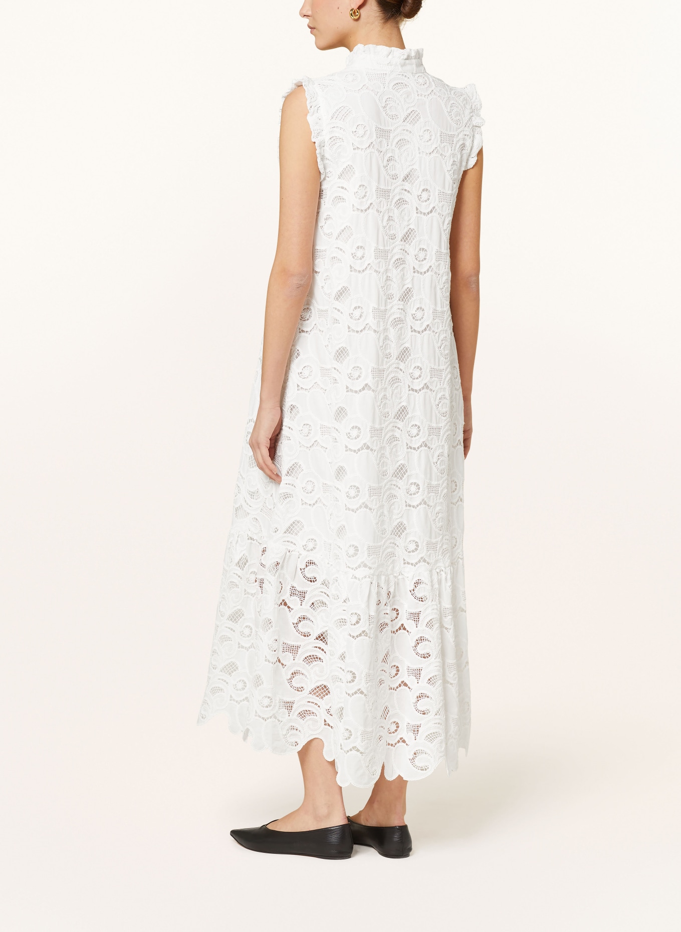 MRS & HUGS Dress made of broderie anglaise, Color: WHITE (Image 3)