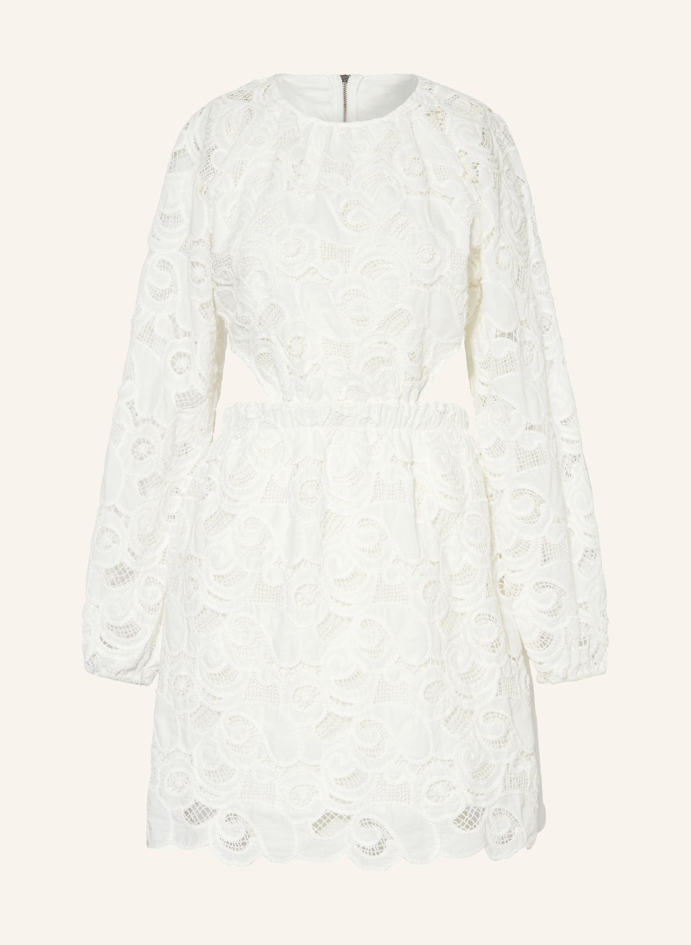 MRS & HUGS Lace dress with cut-out, Color: WHITE (Image 1)