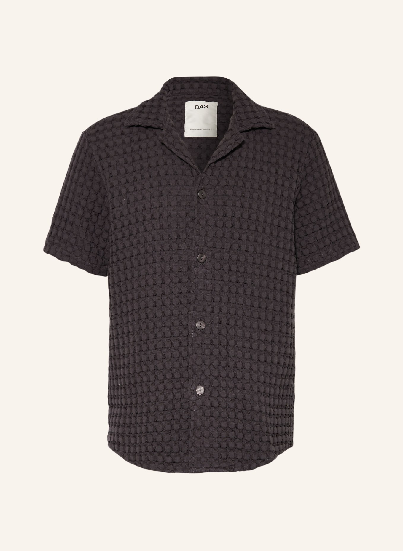 OAS Resort shirt NEARLY BLACK comfort fit, Color: BLACK (Image 1)