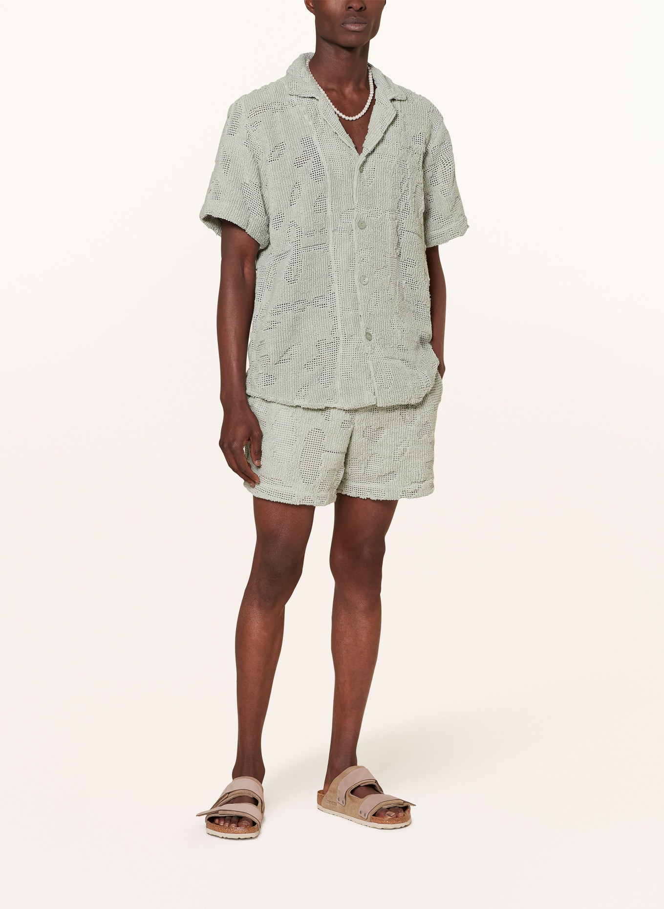 OAS Koszula z klapami GALBANUM comfort fit, Kolor: JASNOZIELONY (Obrazek 2)