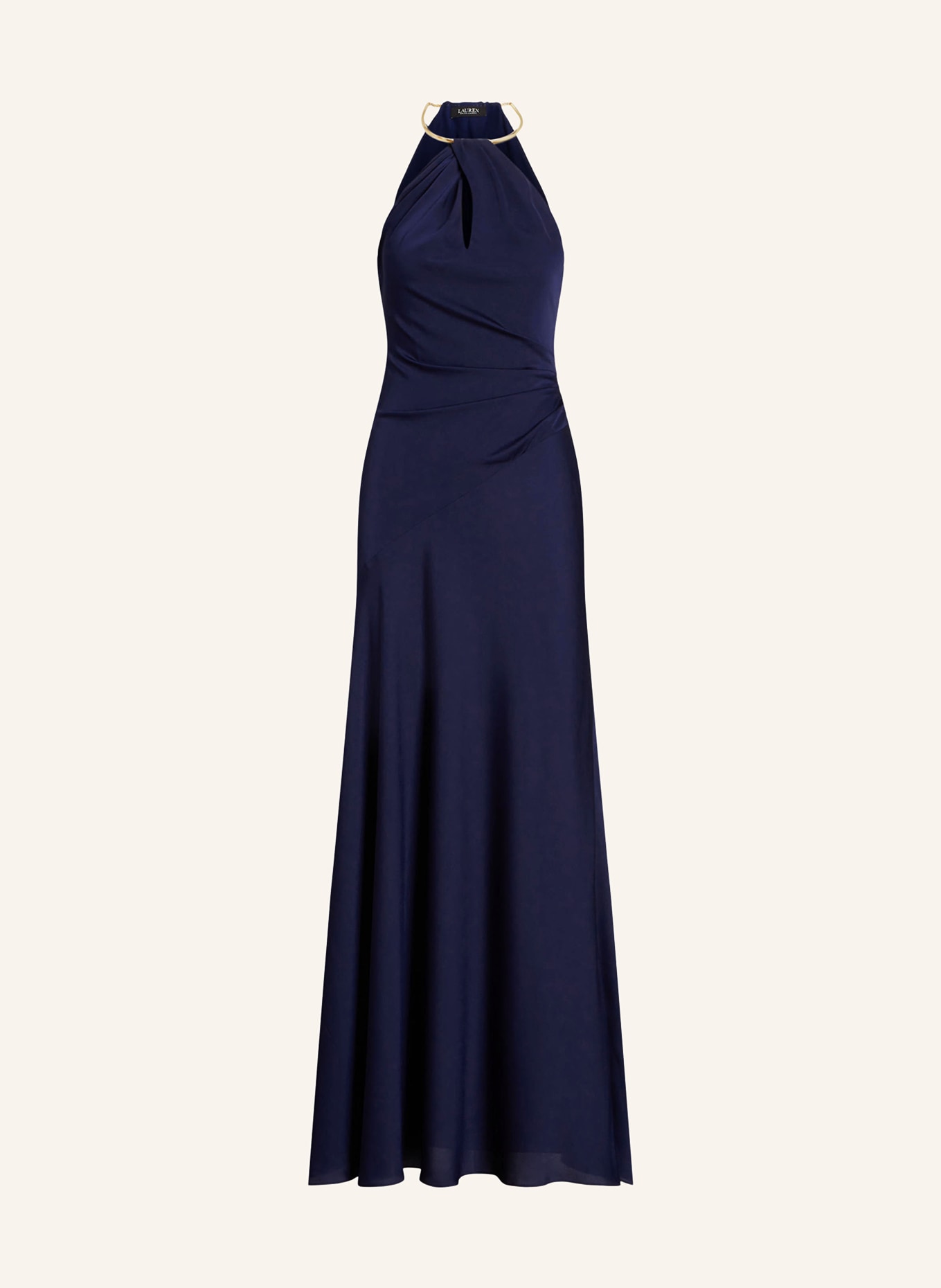 LAUREN RALPH LAUREN Evening dress FALEANA with cut-out, Color: DARK BLUE (Image 1)