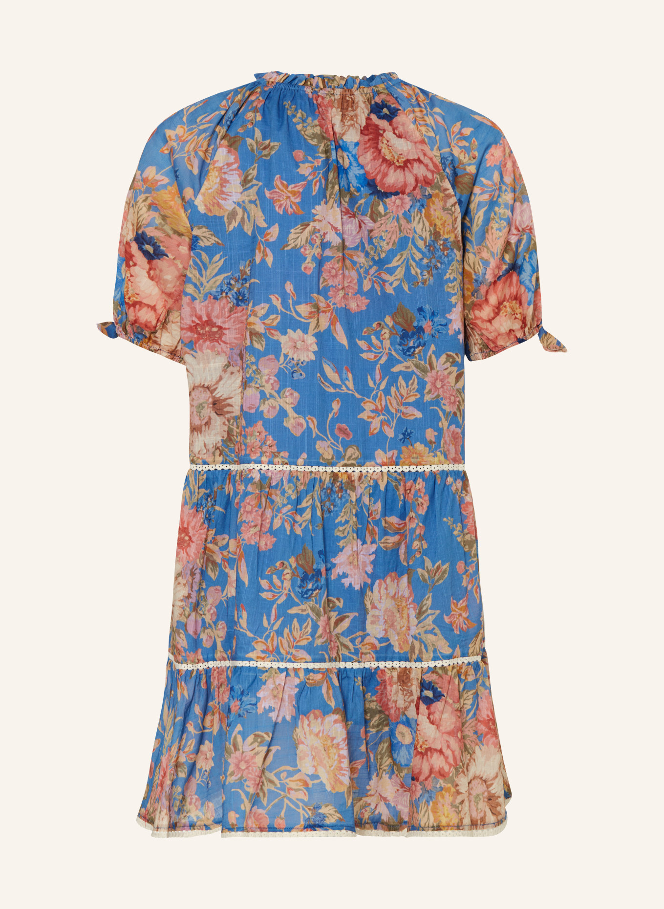 ZIMMERMANN Kleid AUGUST, Farbe: BLAU/ HELLROT/ BEIGE (Bild 2)