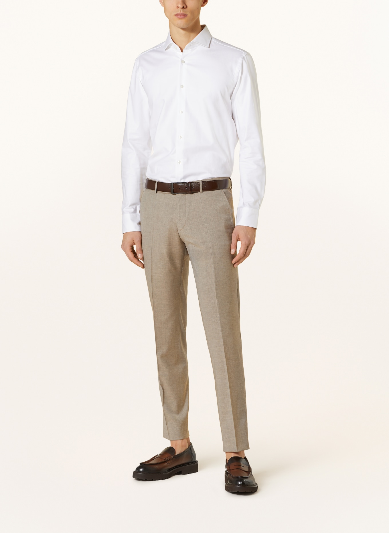 CG - CLUB of GENTS Suit trousers CG PACO slim fit, Color: 71 BRAUN HELL (Image 3)