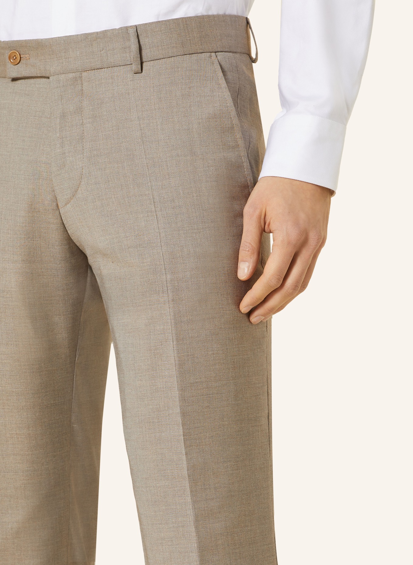 CG - CLUB of GENTS Suit trousers CG PACO slim fit, Color: 71 BRAUN HELL (Image 6)