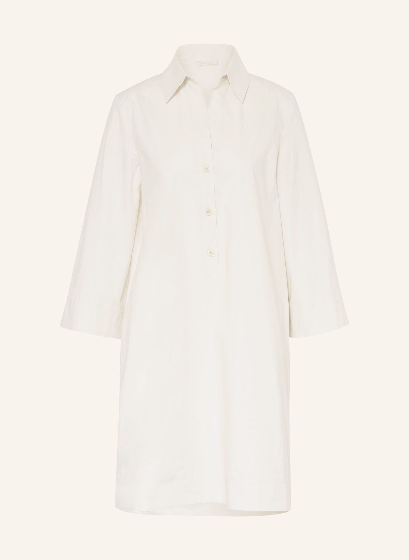 ANTONELLI firenze Shirt dress MAMELI with 3/4 sleeves, Color: CREAM (Image 1)