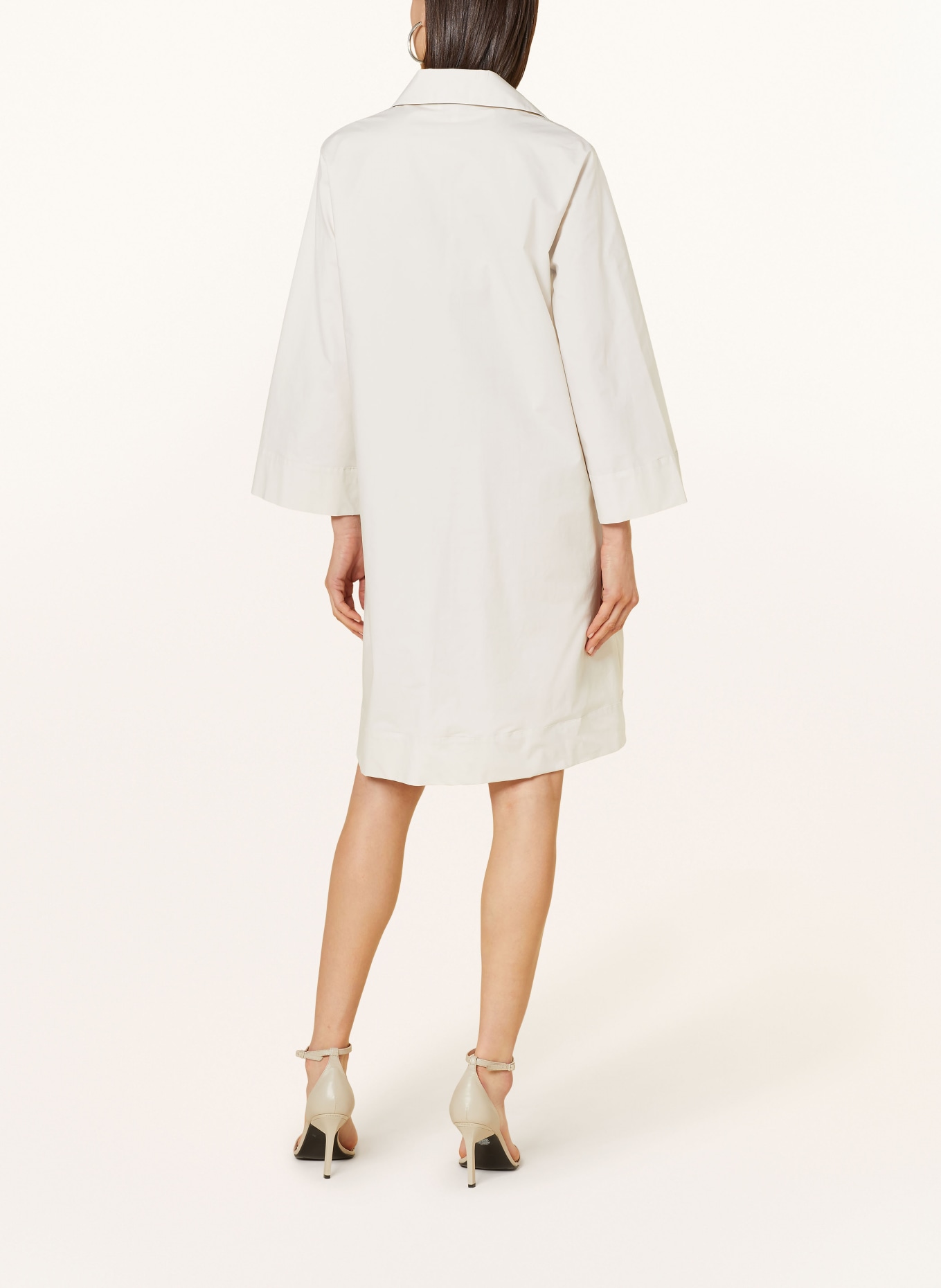 ANTONELLI firenze Hemdblusenkleid MAMELI mit 3/4-Arm: CREME