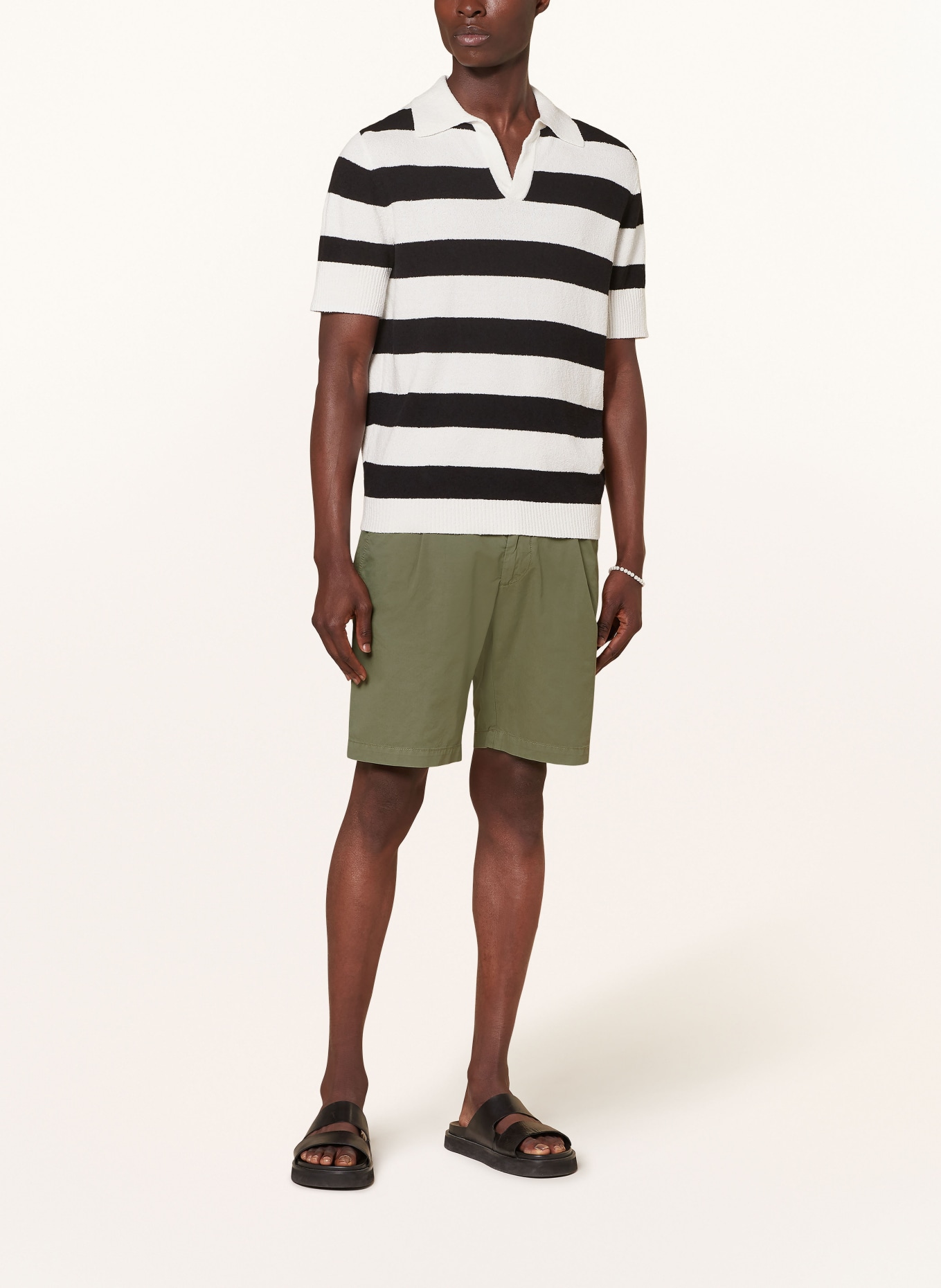 PAUL Shorts comfort fit: OLIVE