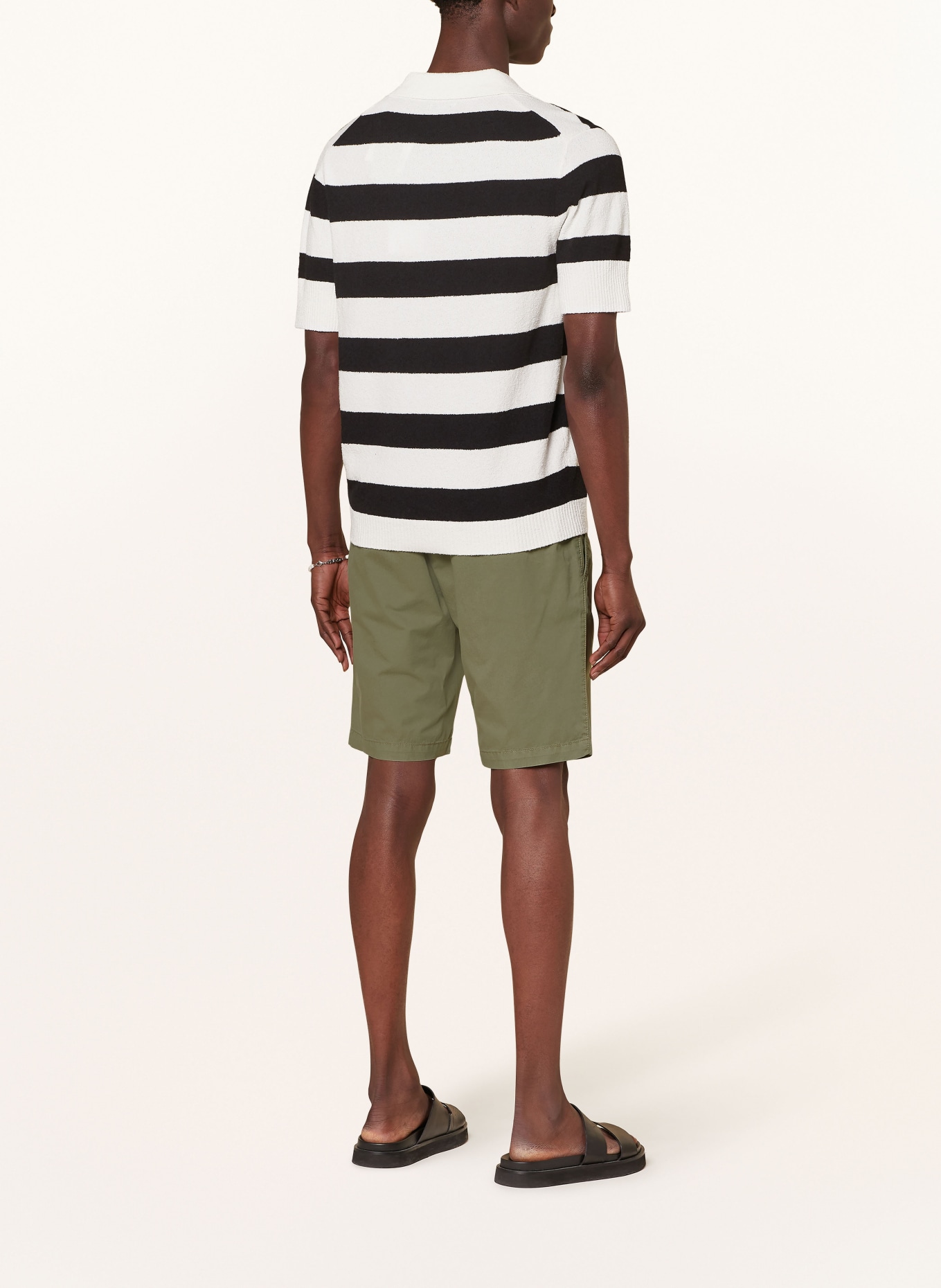 PAUL Shorts comfort fit: OLIVE