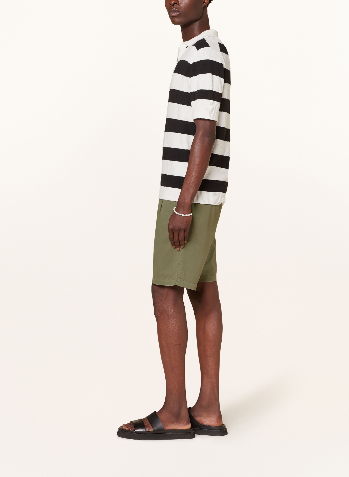 PAUL Shorts comfort fit: OLIVE