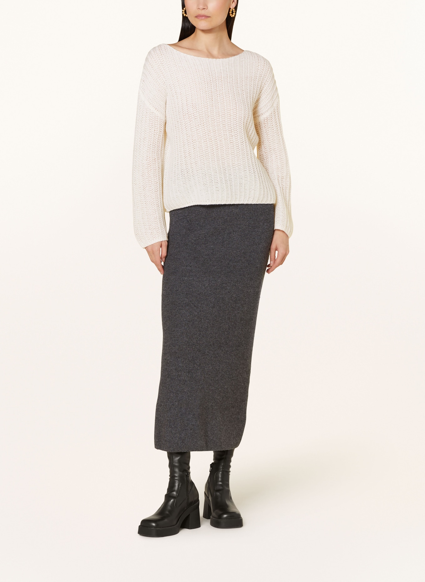 FFC Sweater with cashmere, Color: WHITE (Image 2)