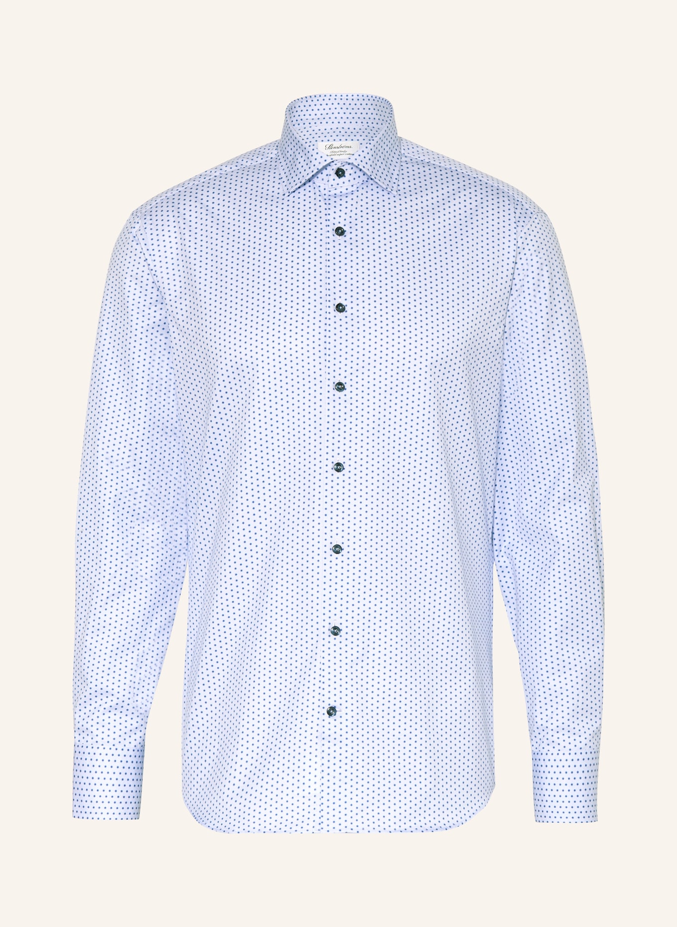 Stenströms Shirt regular fit, Color: LIGHT BLUE/ DARK BLUE (Image 1)