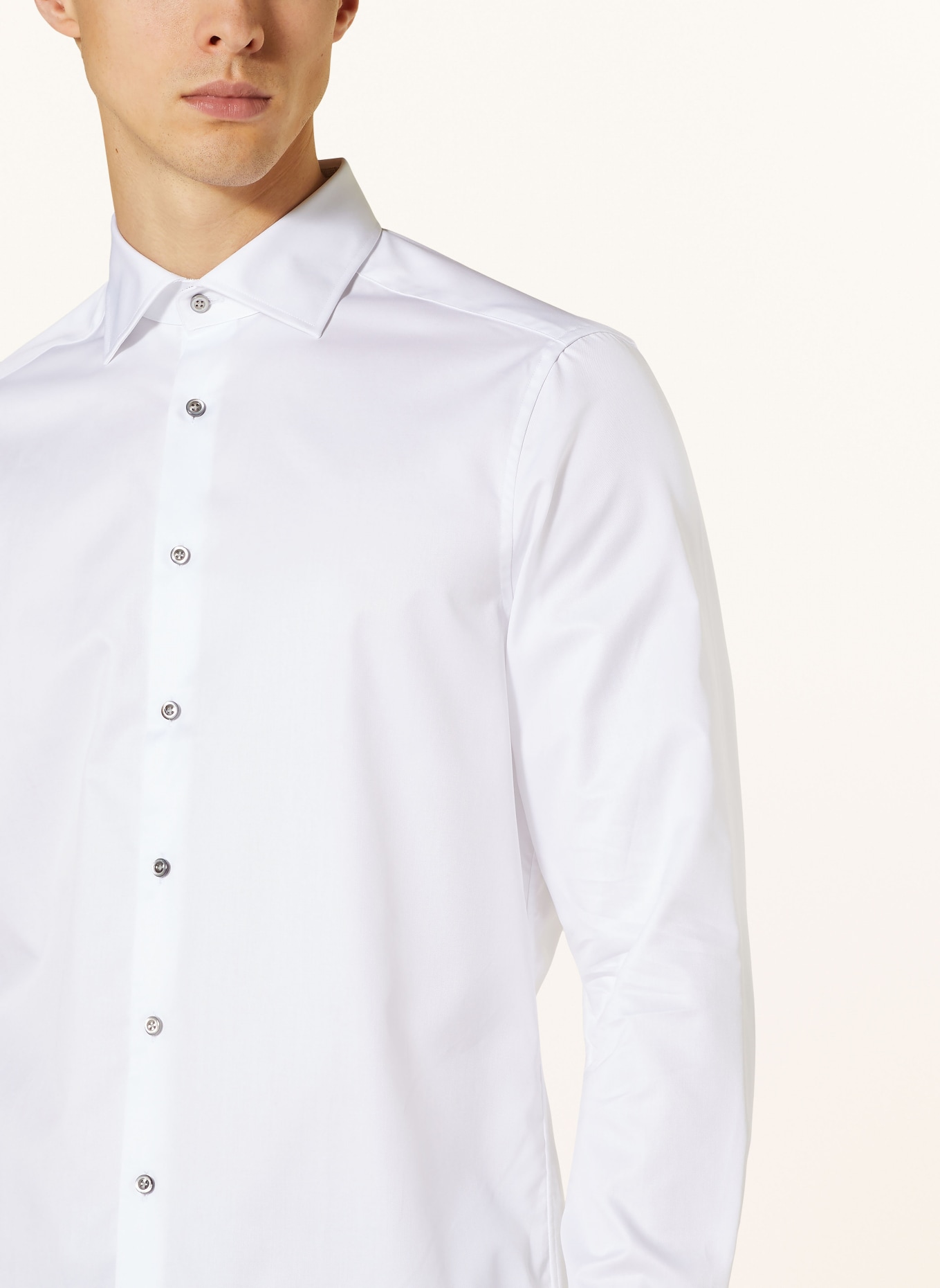 Stenströms Shirt slim line fit, Color: WHITE (Image 4)