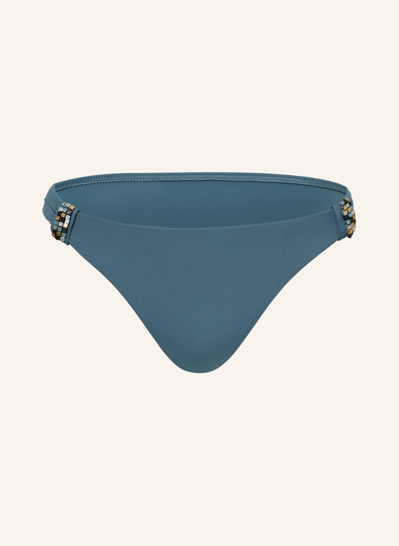CYELL Basic bikini bottoms SUMMER SILENCE with decorative gems, Color: BLUE (Image 1)
