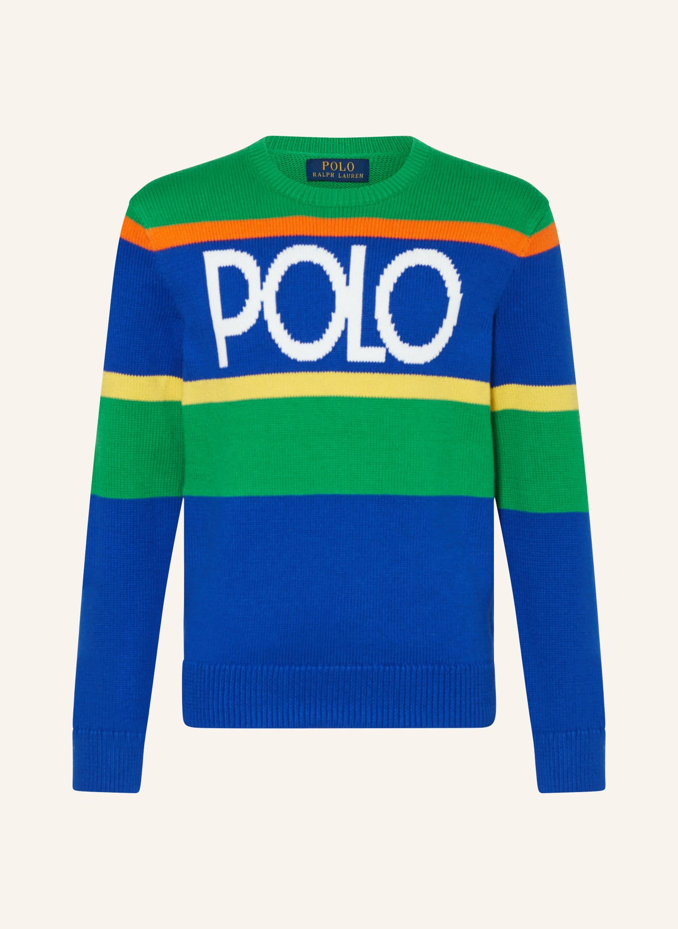 POLO RALPH LAUREN Pullover, Farbe: GRÜN/ BLAU/ GELB (Bild 1)