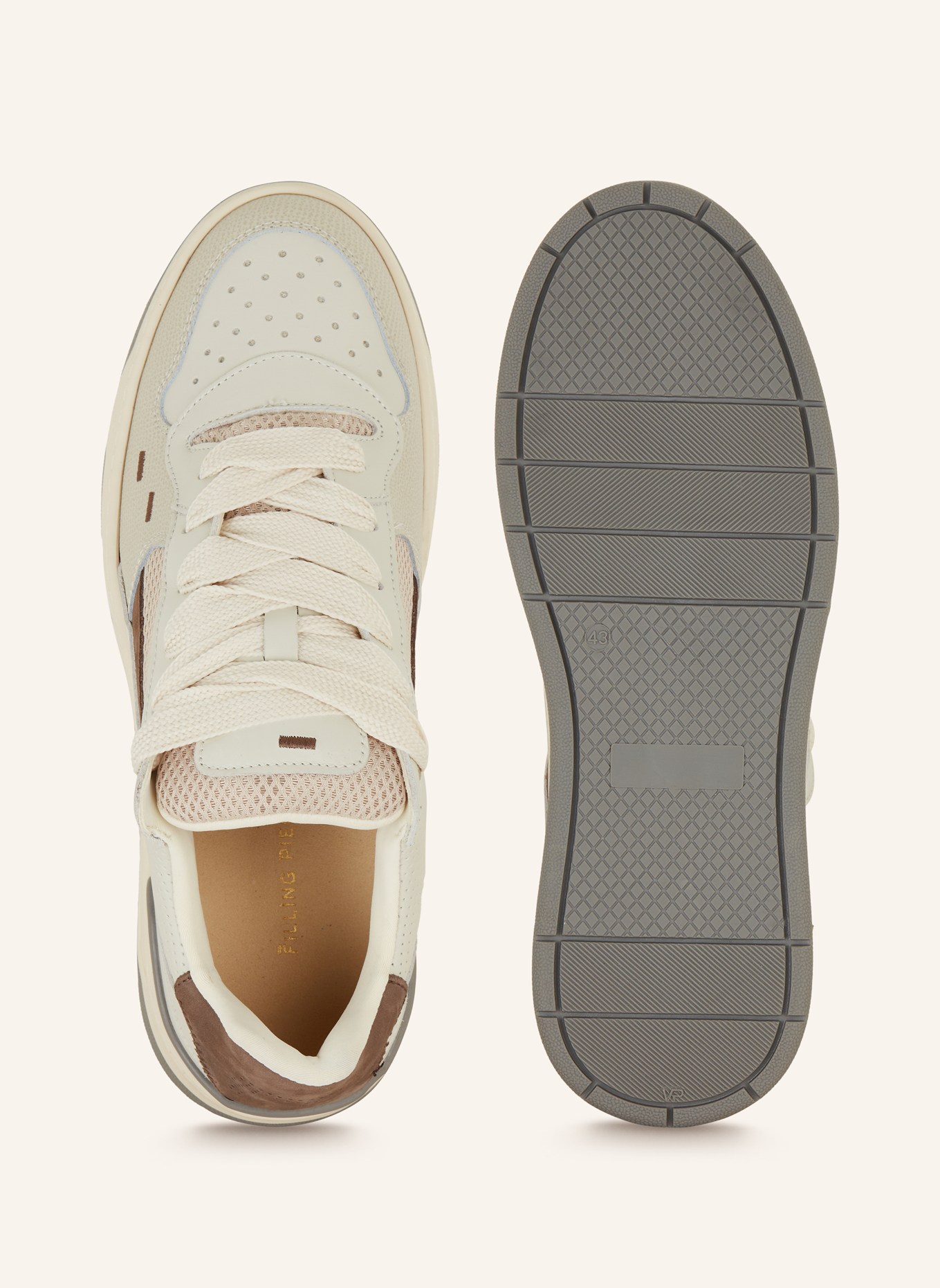 FILLING PIECES Sneakers CRUISER, Color: TAUPE/ LIGHT GRAY/ BEIGE (Image 5)