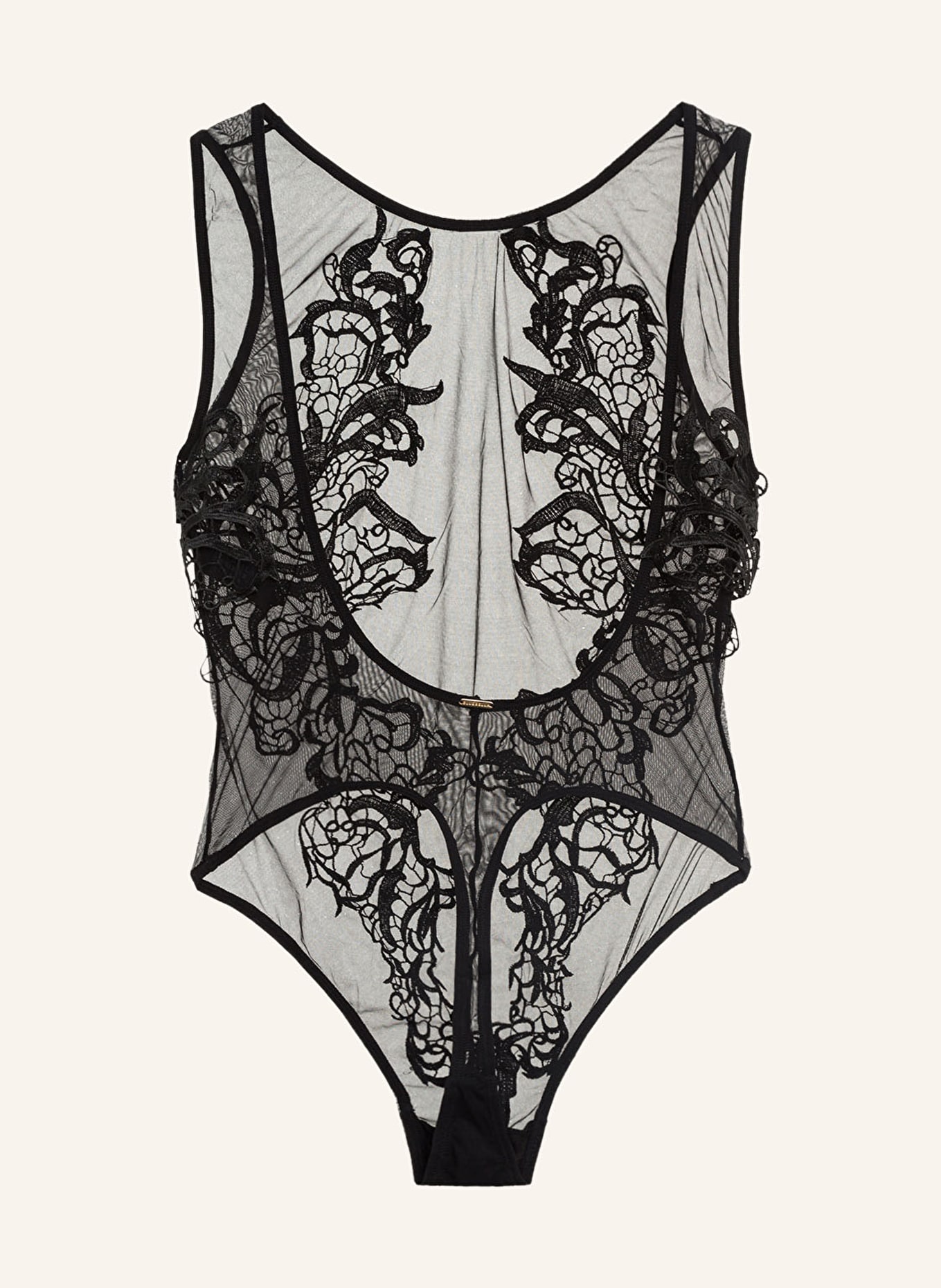 BLUEBELLA Thong bodysuit ETIENNE, Color: BLACK (Image 2)