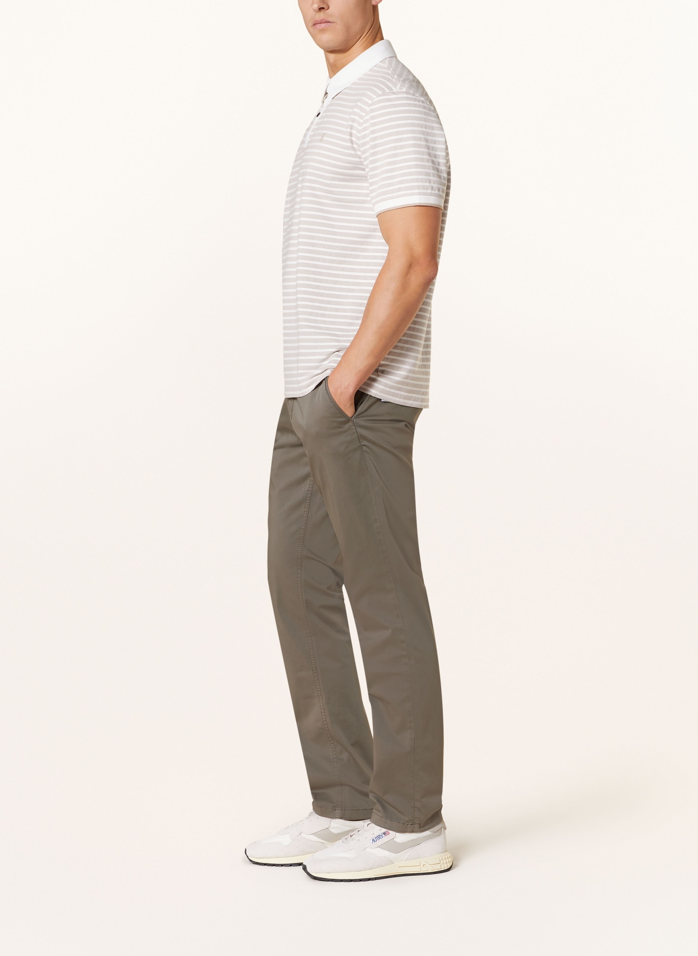 BOGNER Chino kalhoty NIKO-G9 Extra Slim Fit, Barva: KHAKI (Obrázek 4)