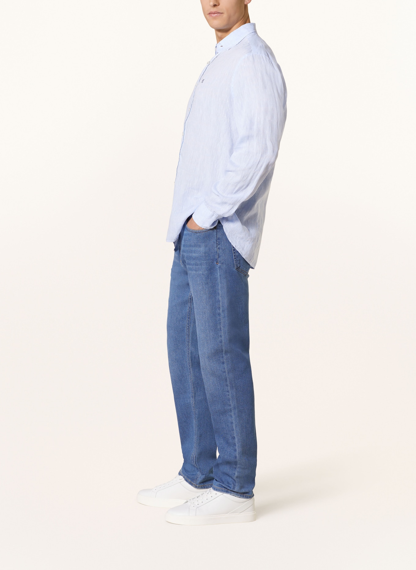 BOGNER Jeans BRIAN tapered fit, Color: 414 smokey blue (Image 4)