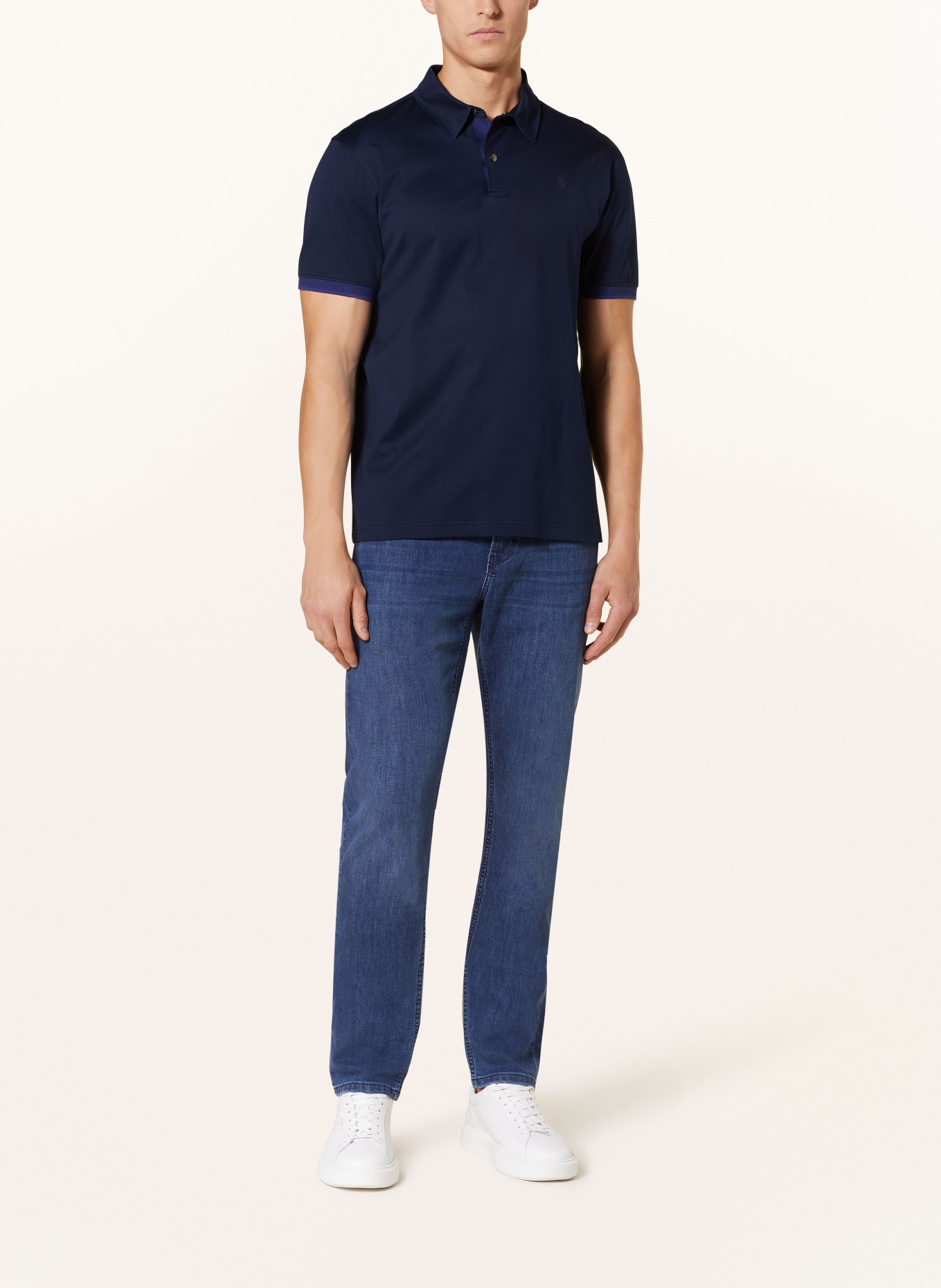 BOGNER Jersey polo shirt ASMO, Color: DARK BLUE (Image 2)