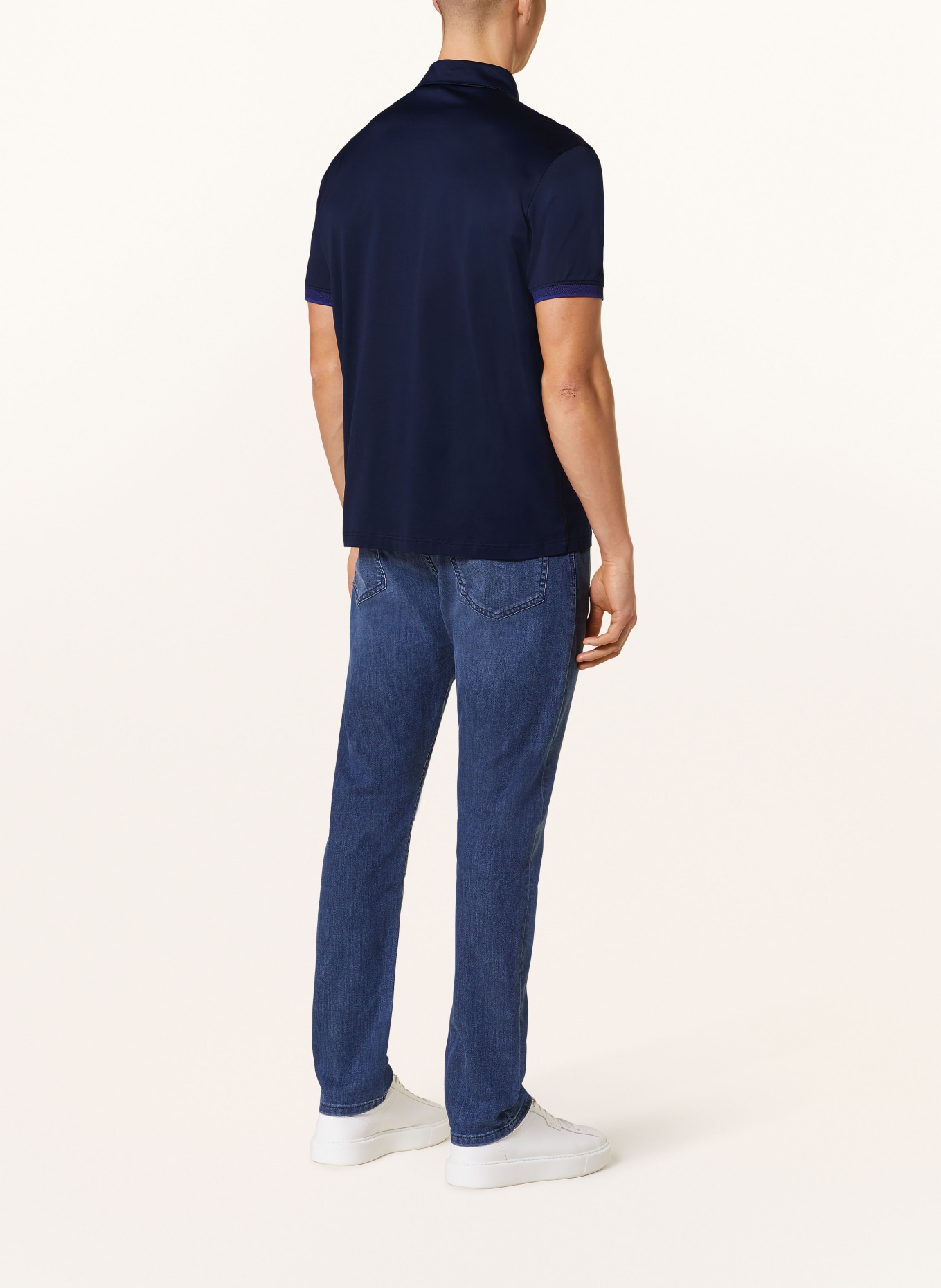 BOGNER Jersey polo shirt ASMO, Color: DARK BLUE (Image 3)