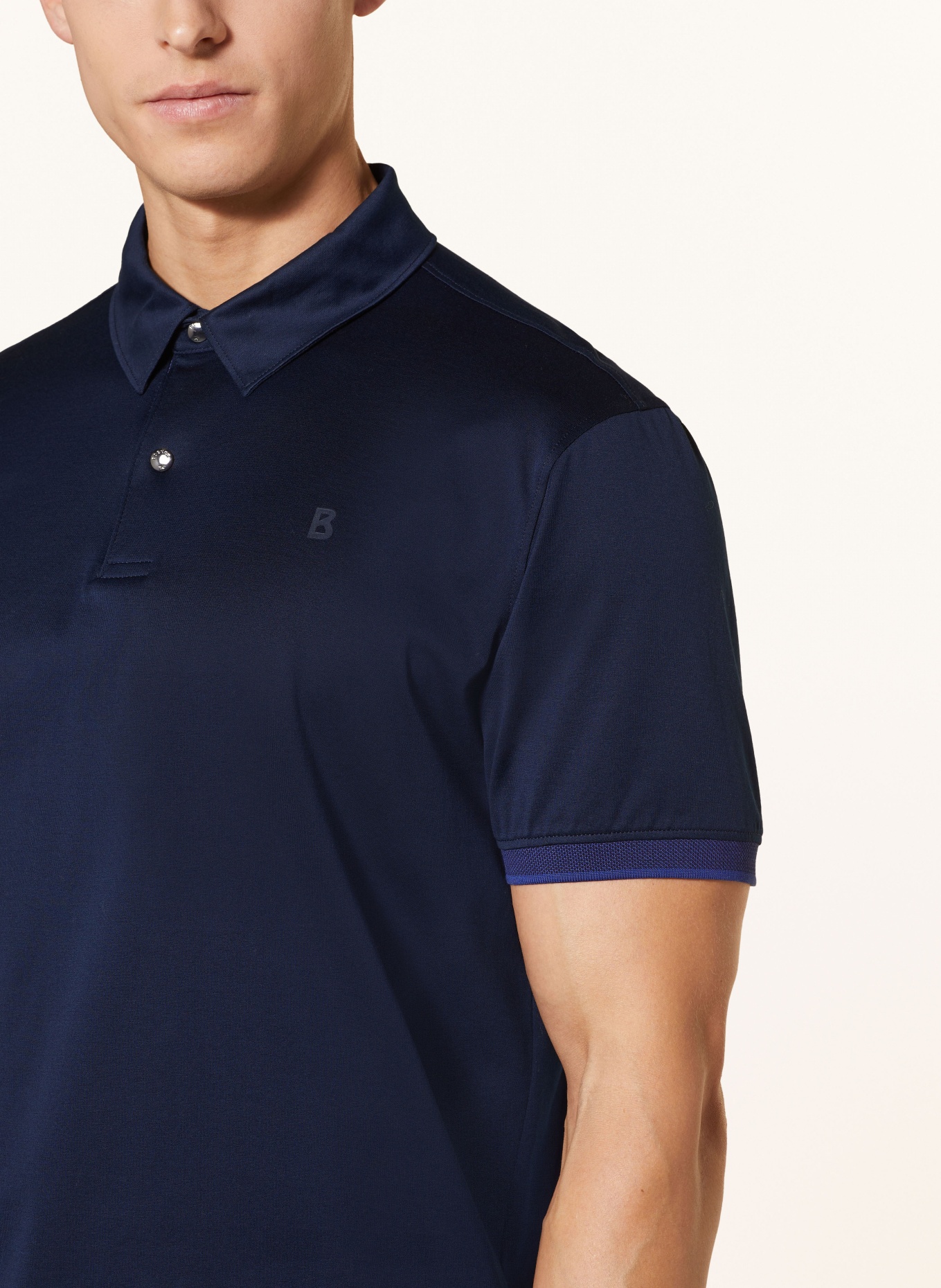 BOGNER Jersey polo shirt ASMO, Color: DARK BLUE (Image 4)