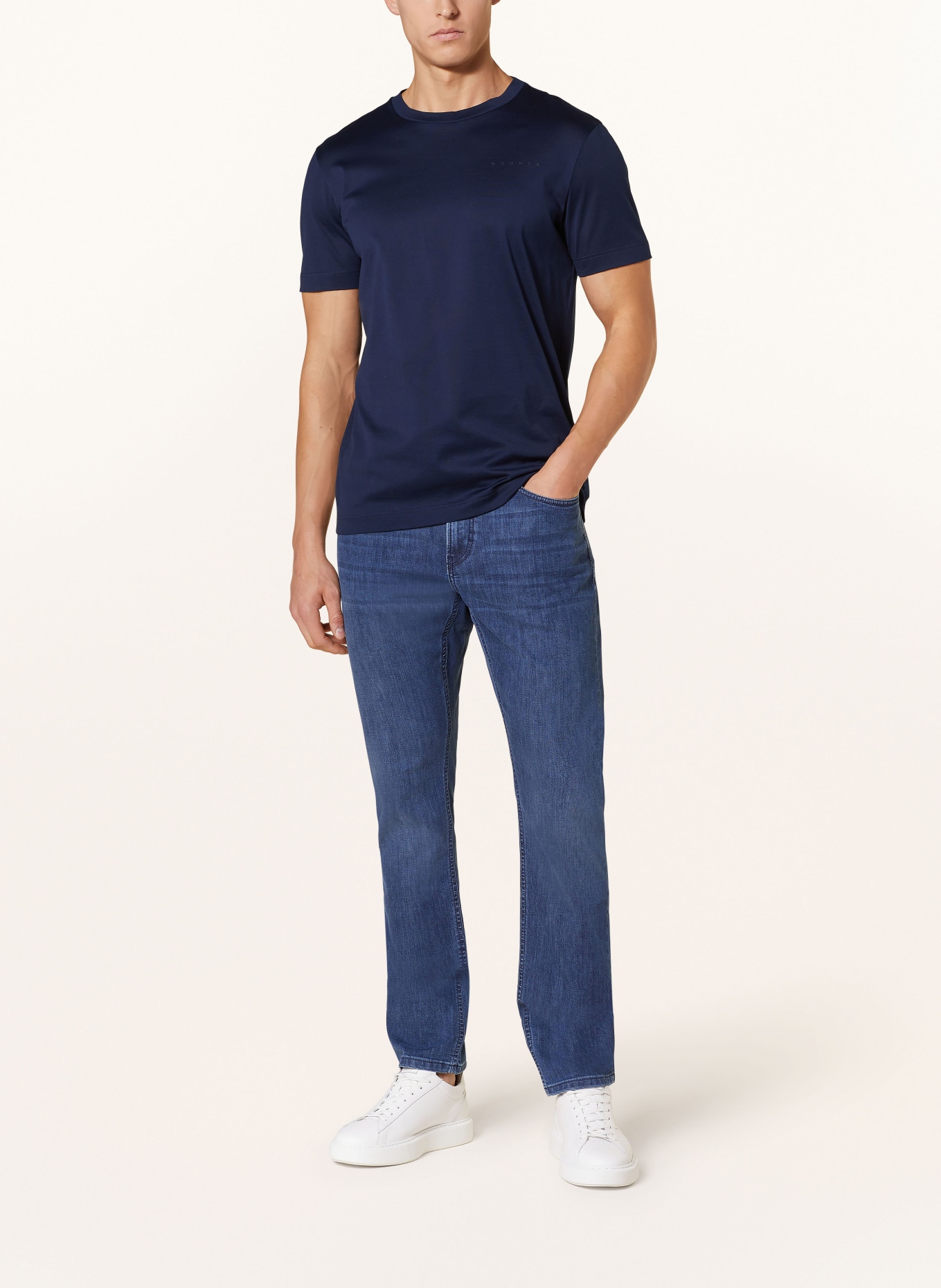 BOGNER T-shirt AARON, Color: DARK BLUE (Image 2)