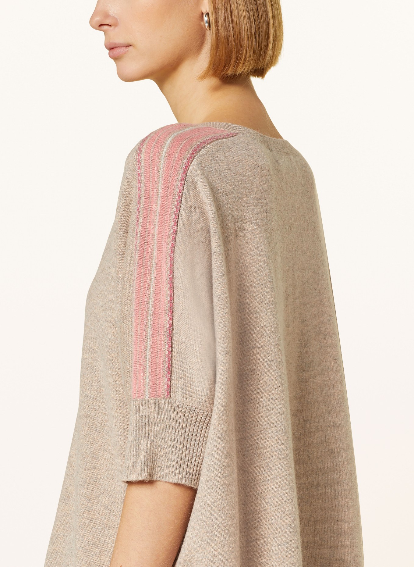 REPEAT Knit shirt in cashmere, Color: BEIGE (Image 4)