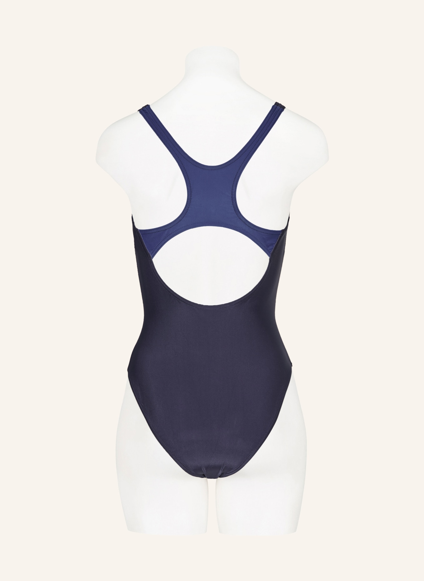 arena Swimsuit MY CRYSTAL with UV protection 50+, Color: DARK BLUE/ DARK ORANGE (Image 3)